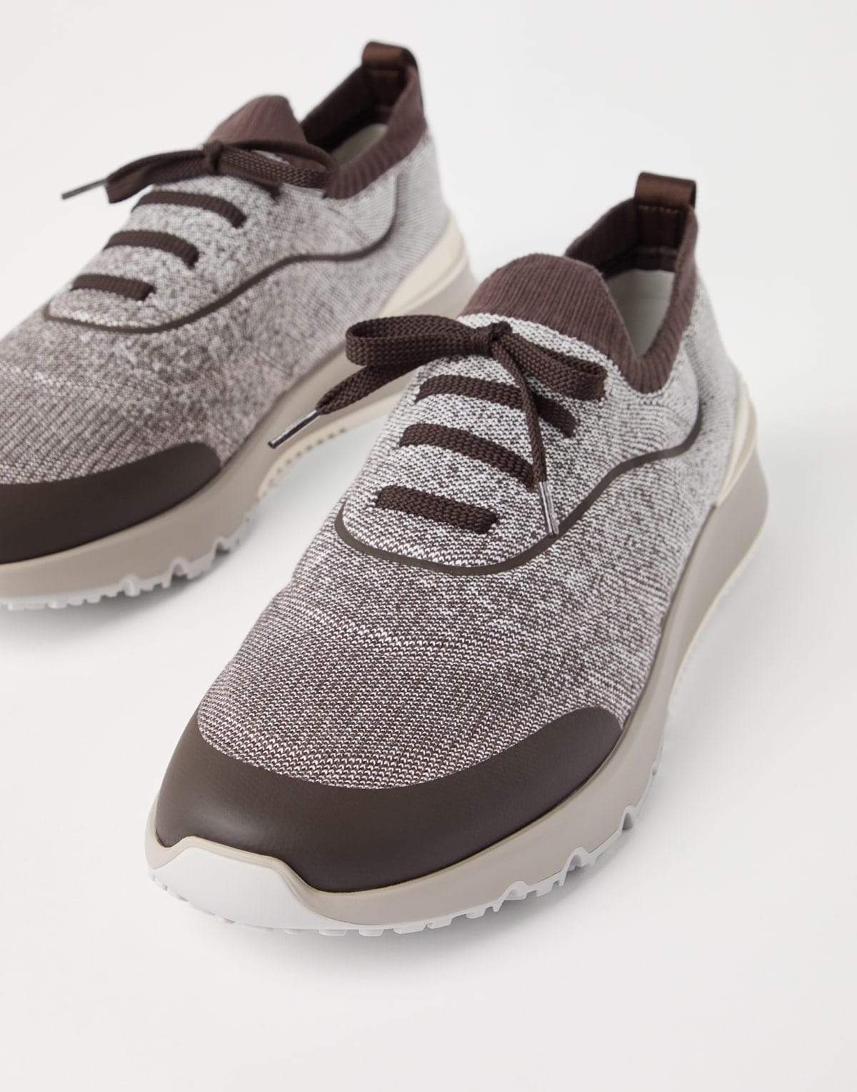 Brunello Cucinelli Techno Cotton Knit Sneakers