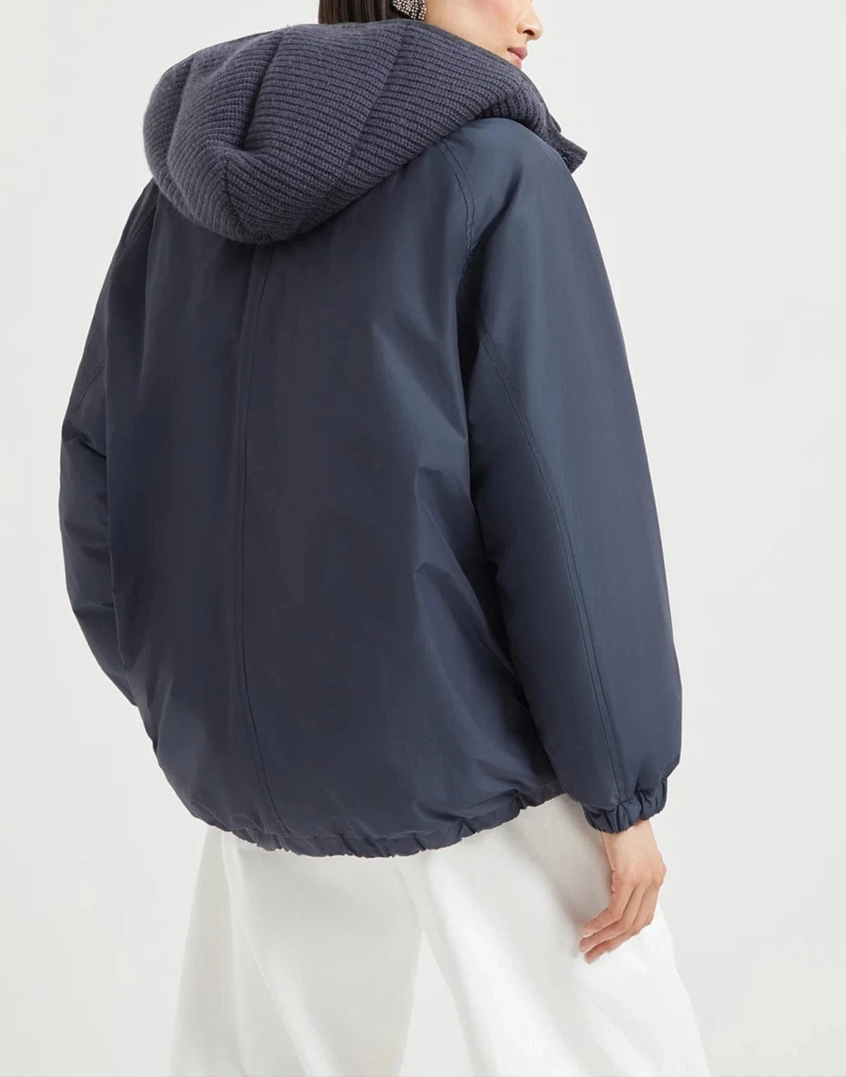 Brunello Cucinelli Techno Cotton Water-Resistant Taffeta Jacket