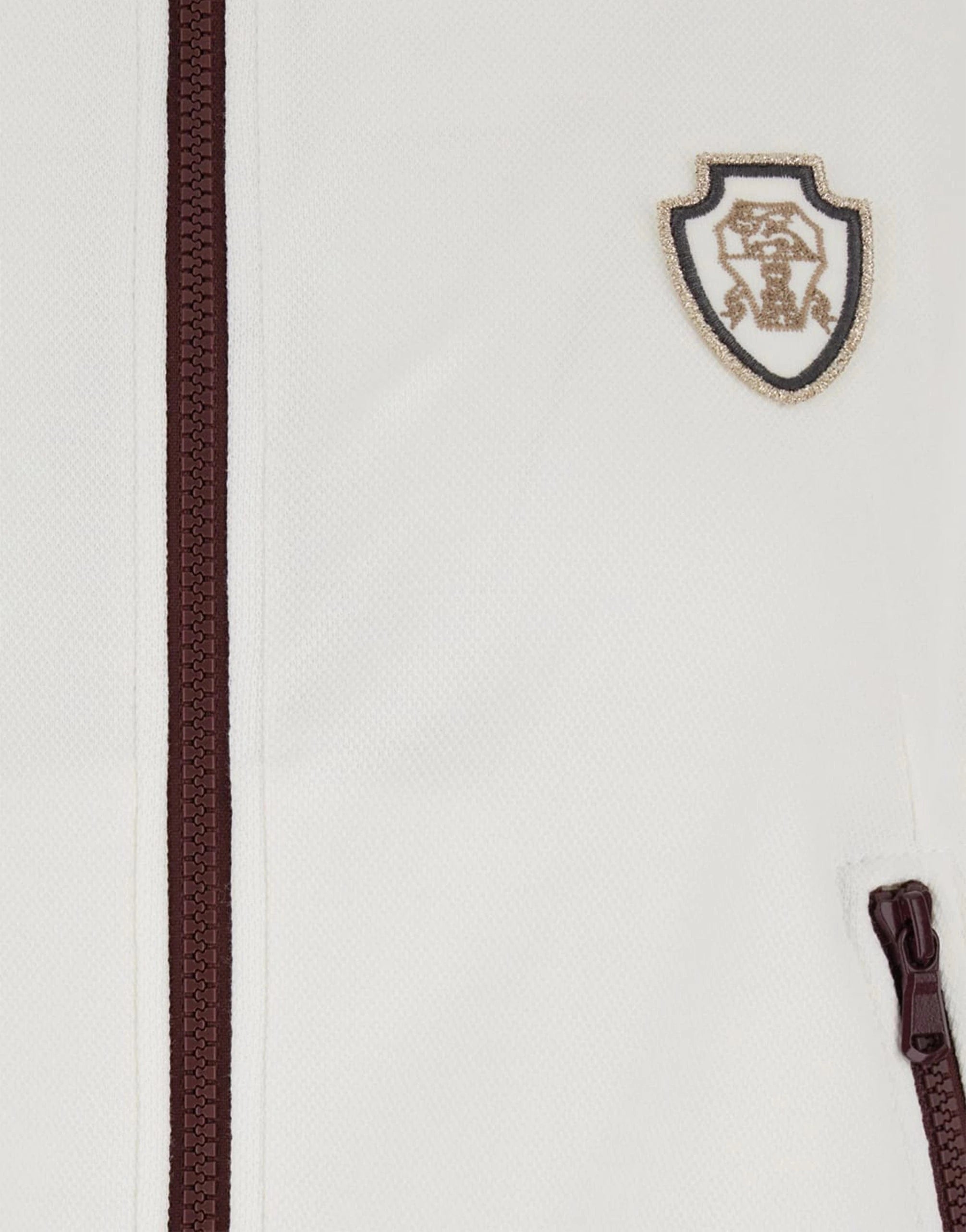 Brunello Cucinelli Techno Piqué Logo Cotton Hoodie