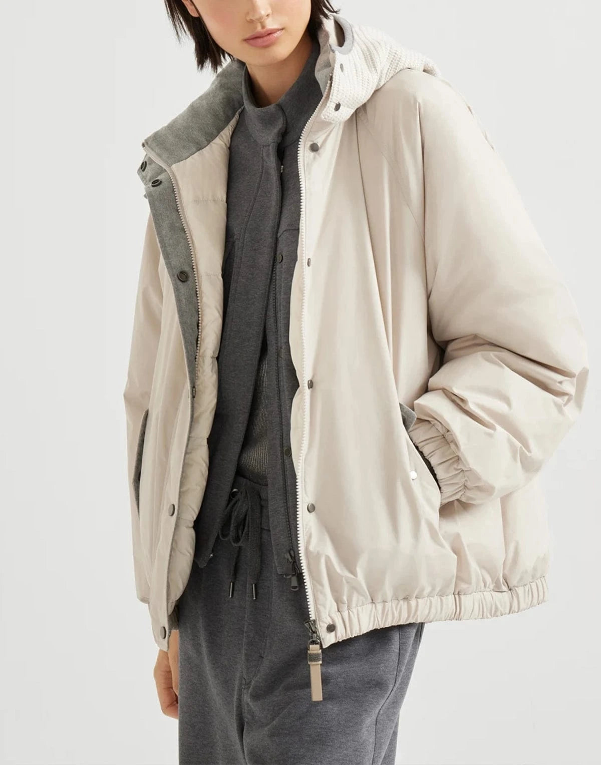 Brunello Cucinelli Techno Water-Resistant Taffeta Jacket