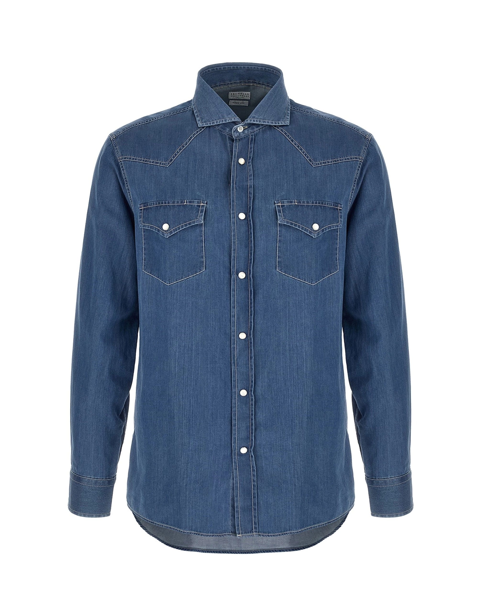 Brunello Cucinelli Brunello Cucinelli Texan Denim Shirt
