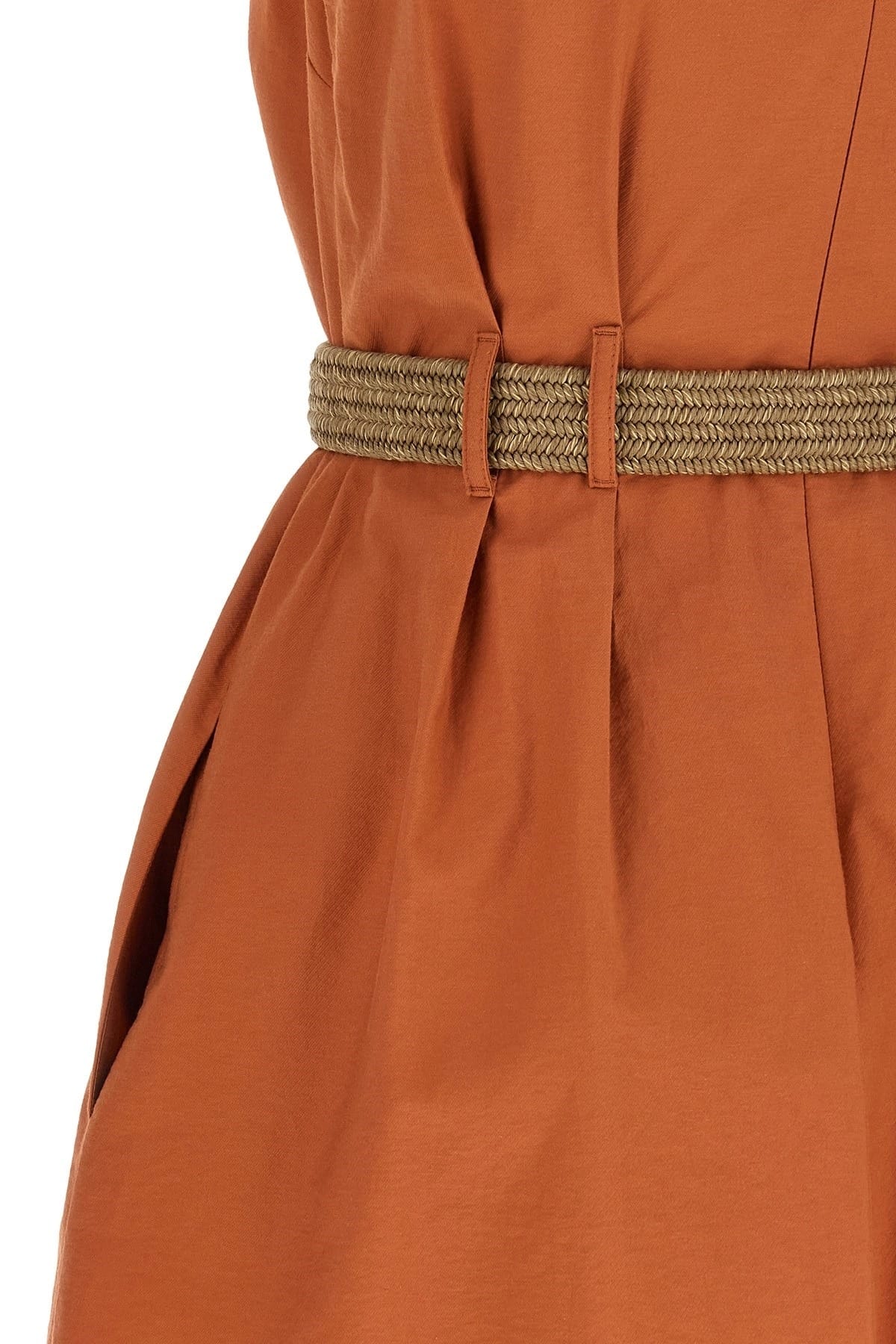 Brunello Cucinelli Brunello Cucinelli Texture Twill Mini Dress