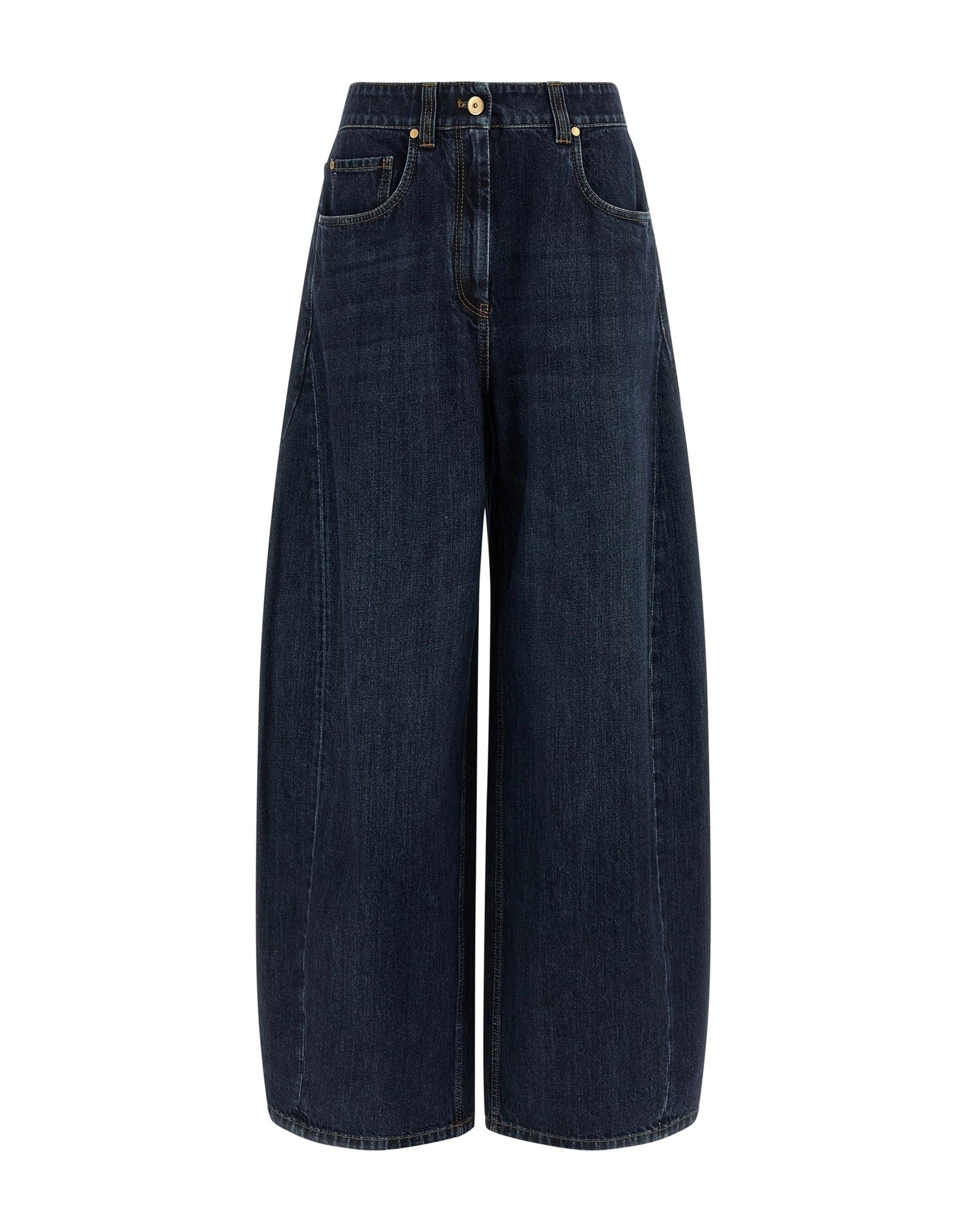 Brunello Cucinelli Brunello Cucinelli The Wide Barrel Jeans