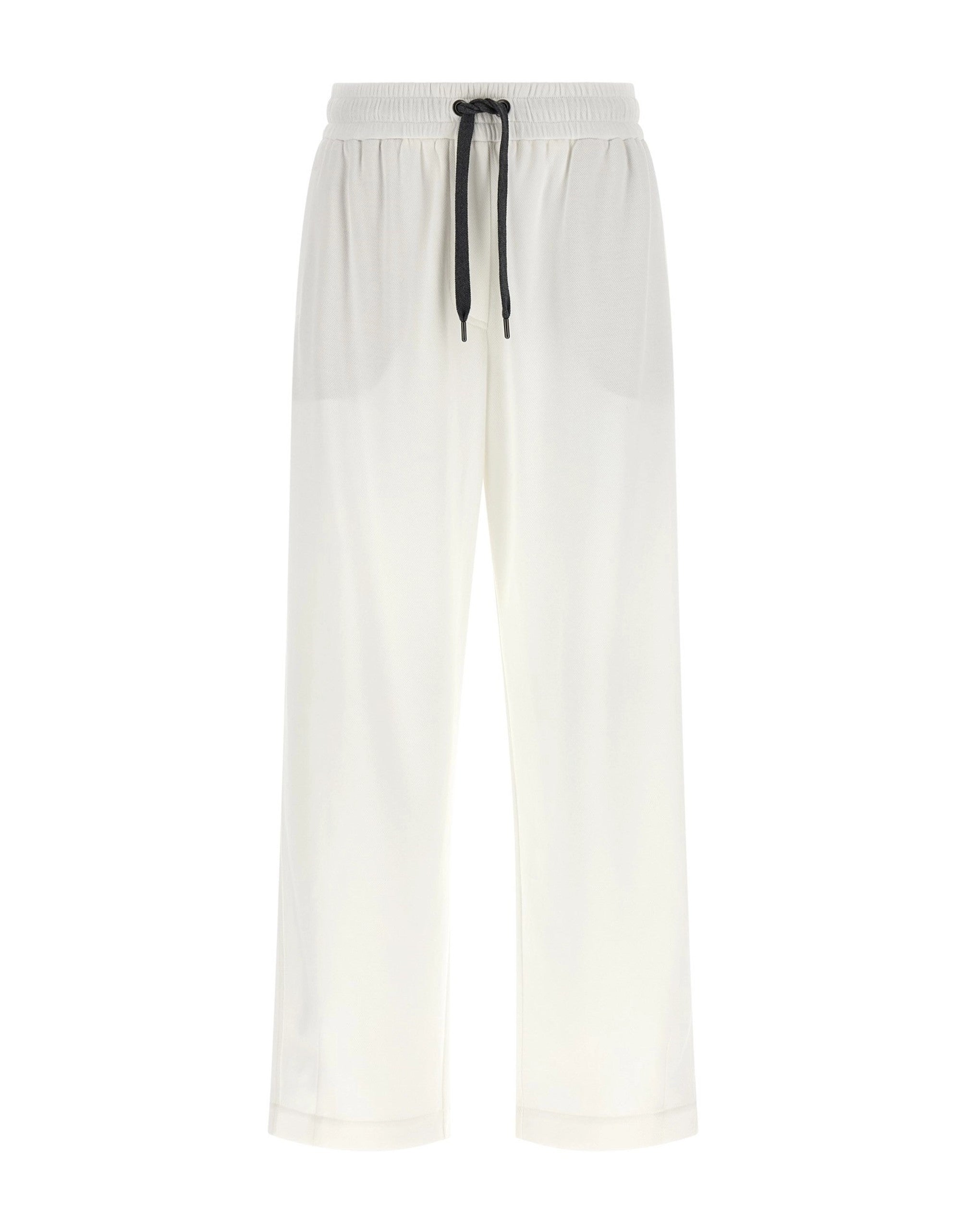 Brunello Cucinelli Track Cotton Piqué Pants