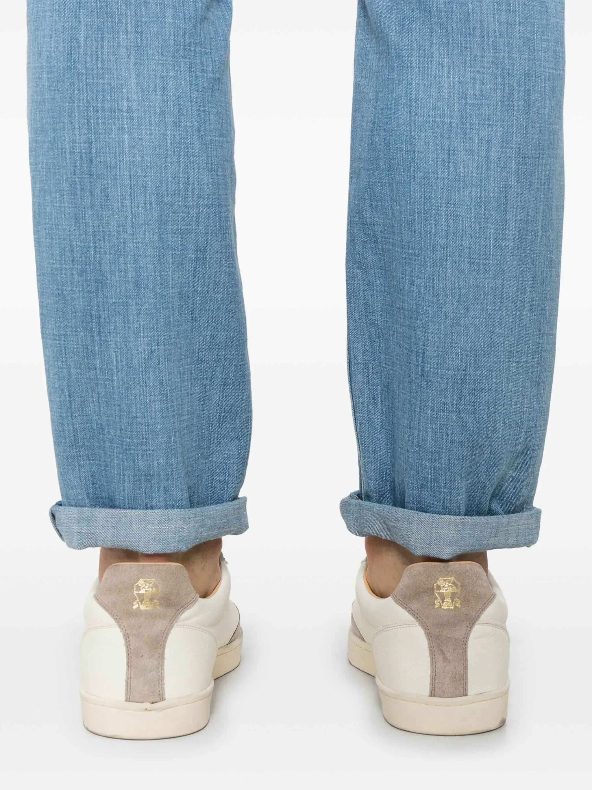 Brunello Cucinelli Traditional Fit Cuffed-Hem Jeans