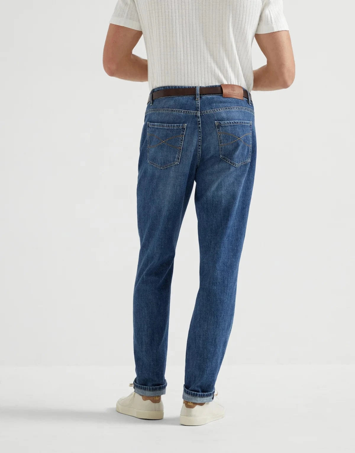 Brunello Cucinelli Traditional Fit Five-Pocket Jeans