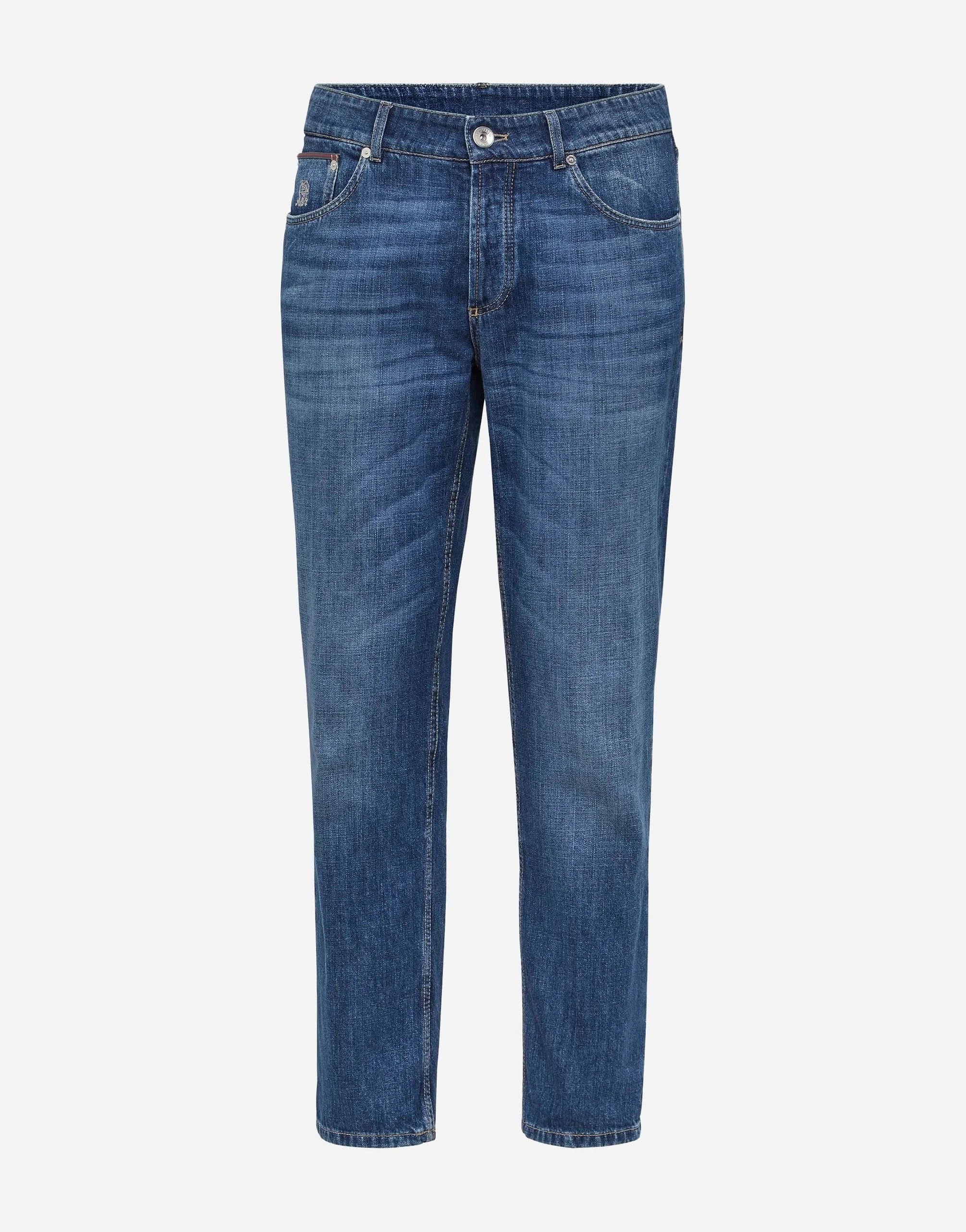 Brunello Cucinelli Traditional Fit Five-Pocket Jeans | Sendegaro