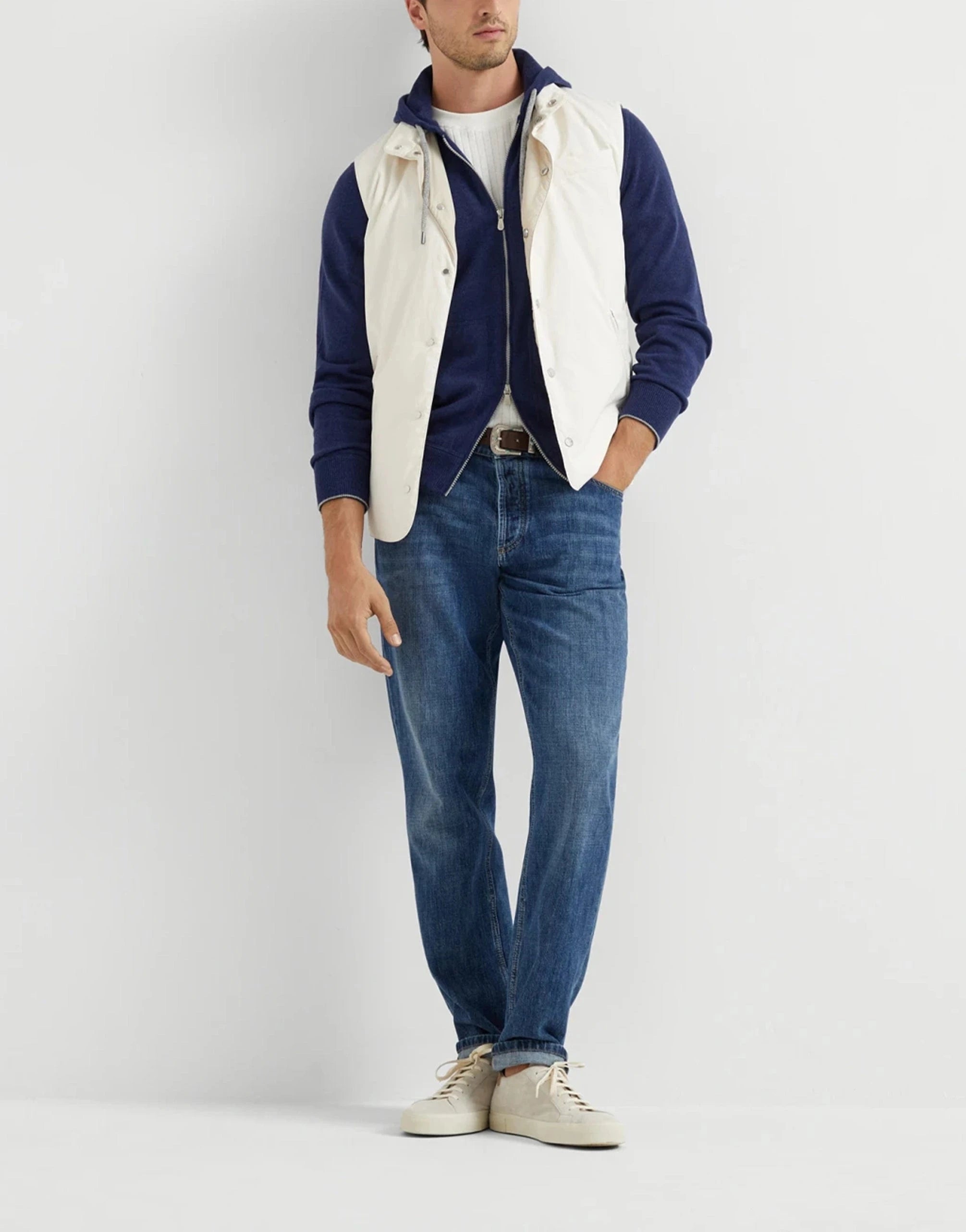 Brunello Cucinelli Traditional Fit Five-Pocket Jeans