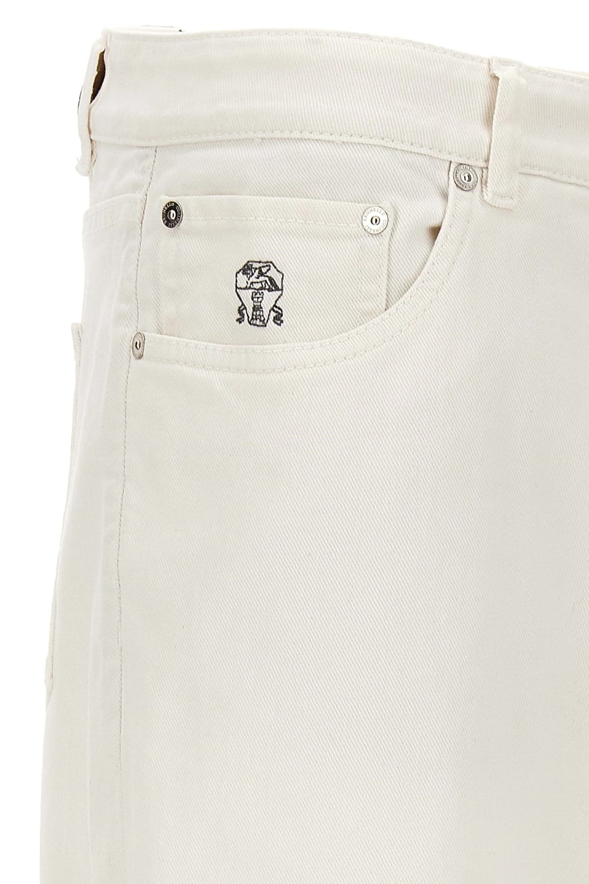 Brunello Cucinelli Brunello Cucinelli Traditional Fit Turn-Up Jeans