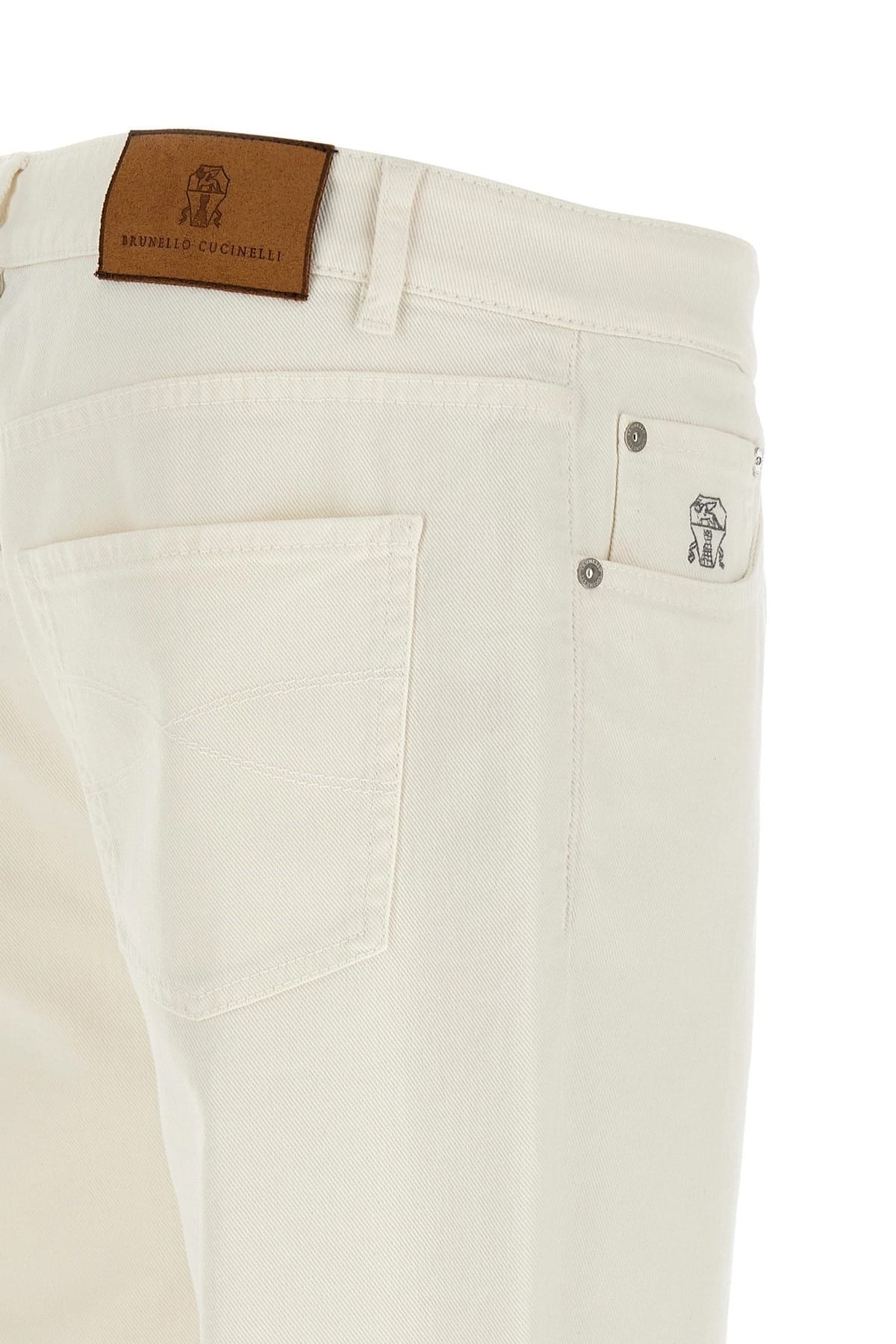 Brunello Cucinelli Brunello Cucinelli Traditional Fit Turn-Up Jeans