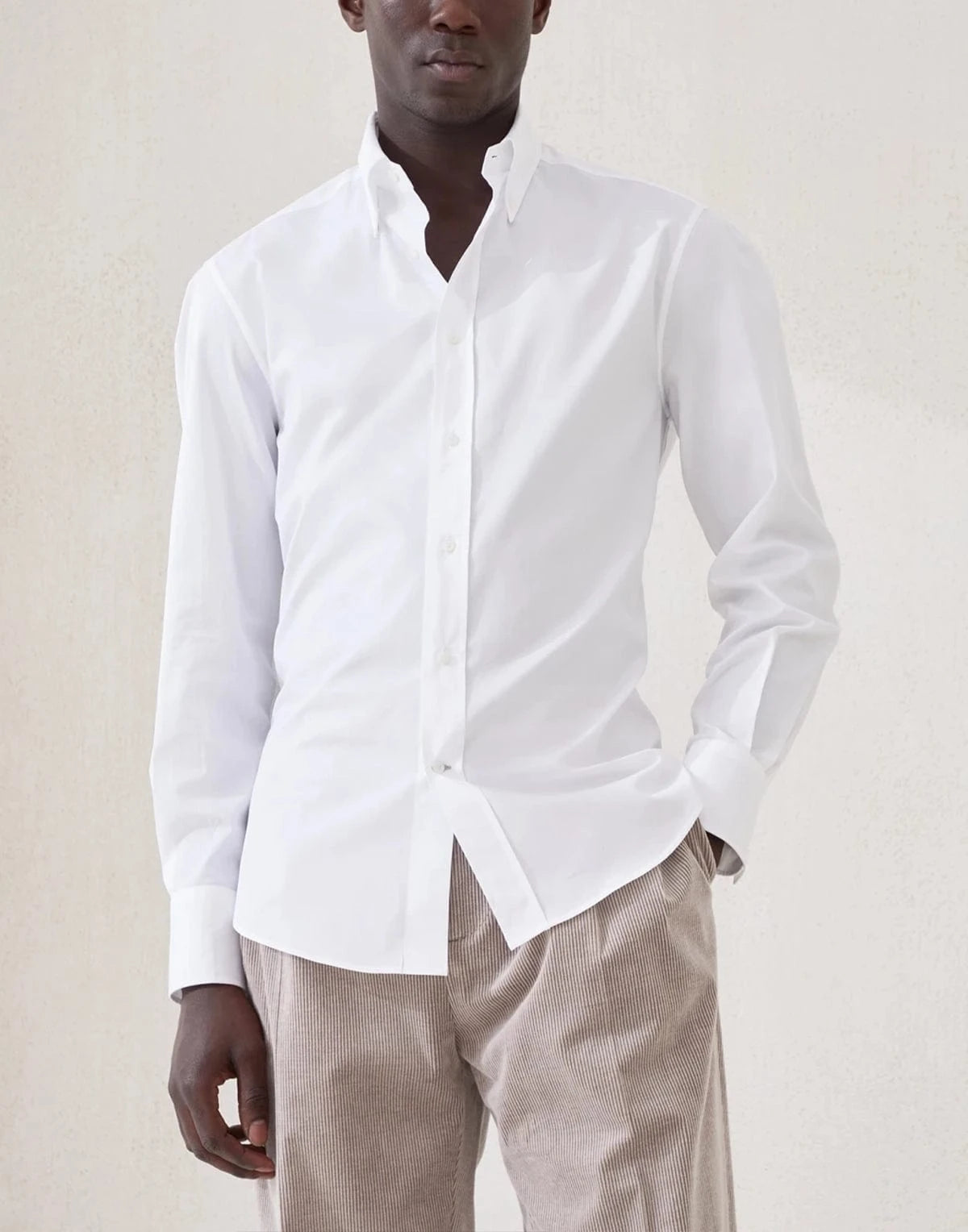 Brunello Cucinelli Twill Slim-Fit Shirt