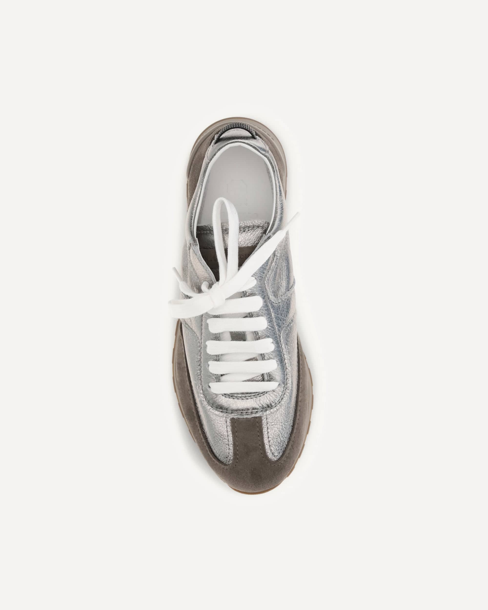 Brunello Cucinelli Brunello Cucinelli Two-Tone Suede Leather Sneakers