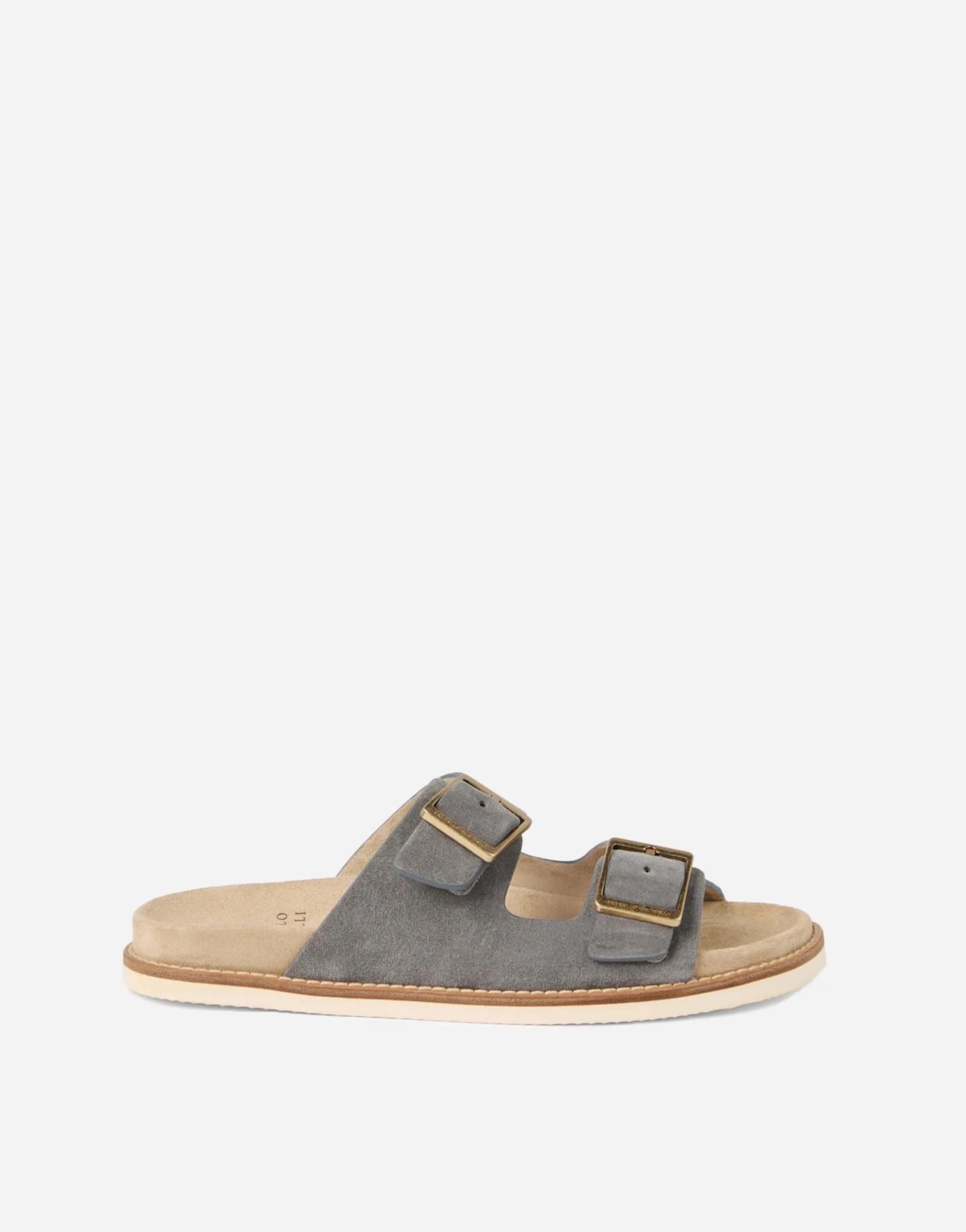 Brunello Cucinelli Urban Washed Suede Slides