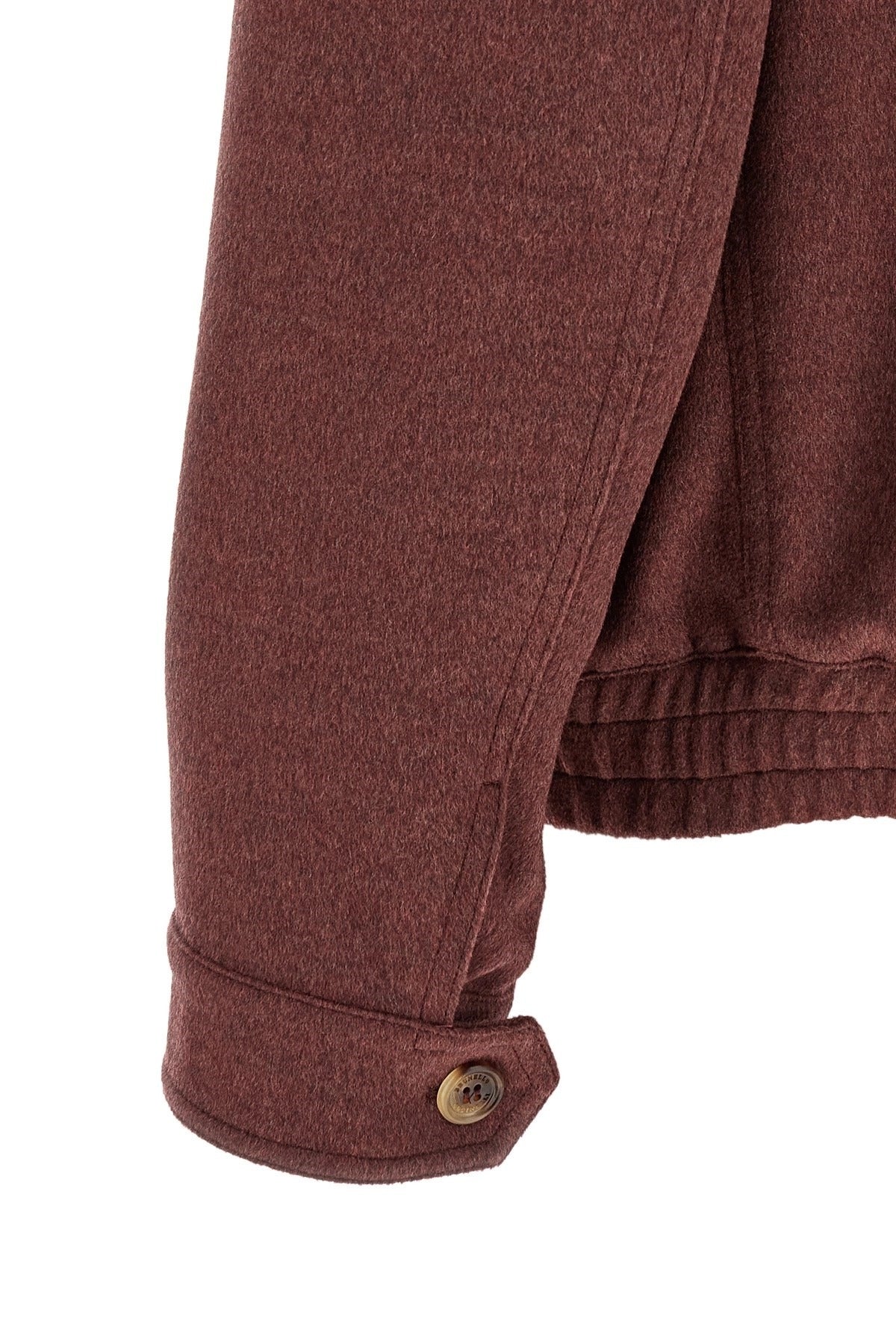 Brunello Cucinelli Virgin Wool Beaver Bomber Jacket