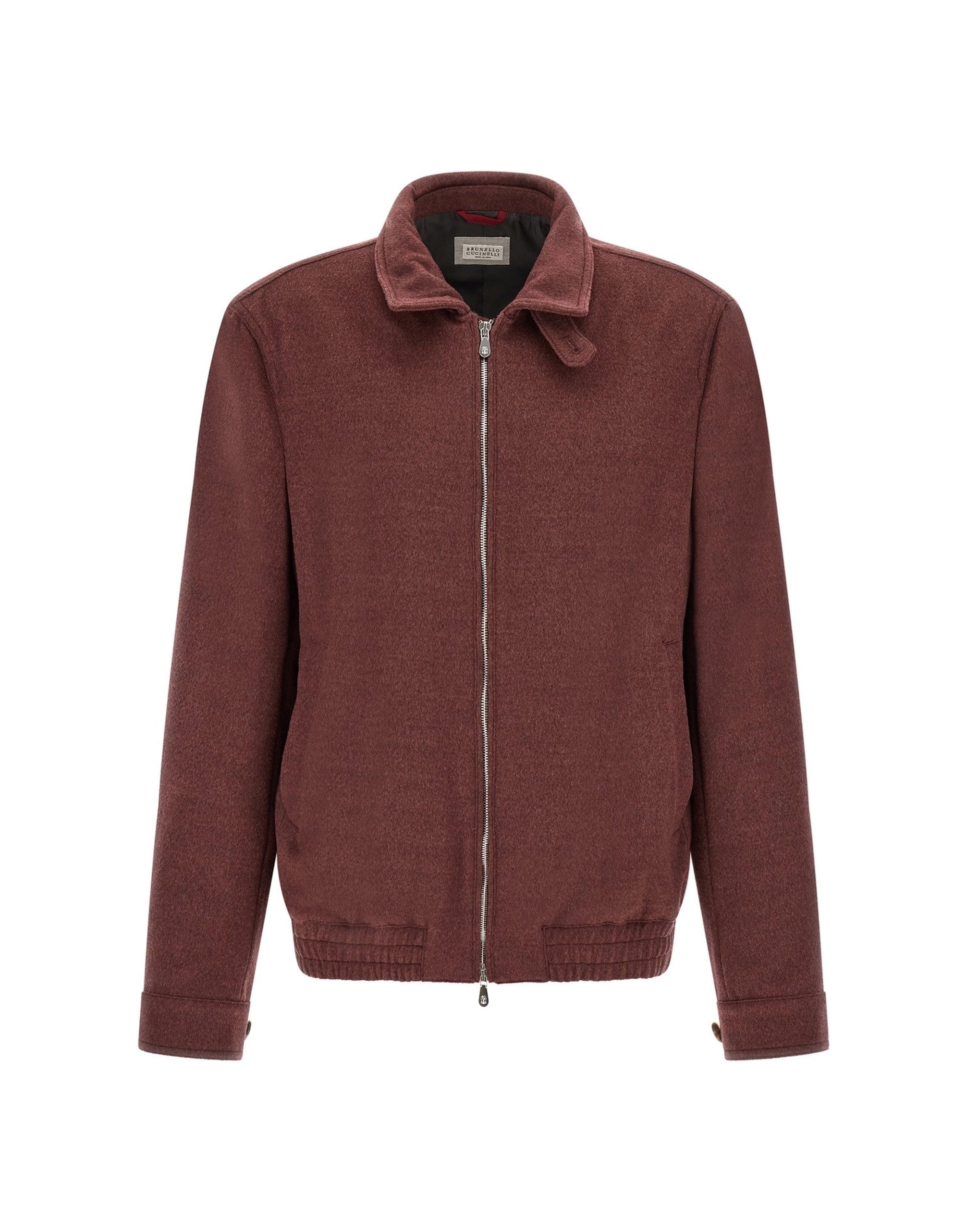 Brunello Cucinelli Virgin Wool Beaver Bomber Jacket
