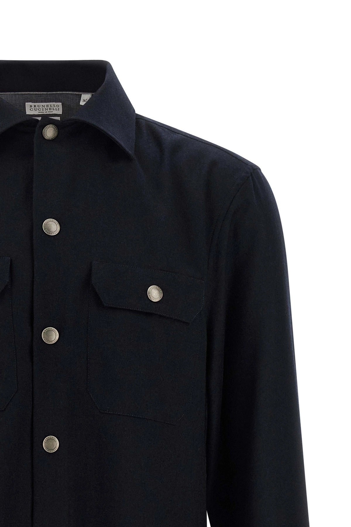 Brunello Cucinelli Virgin Wool Flannel Overshirt