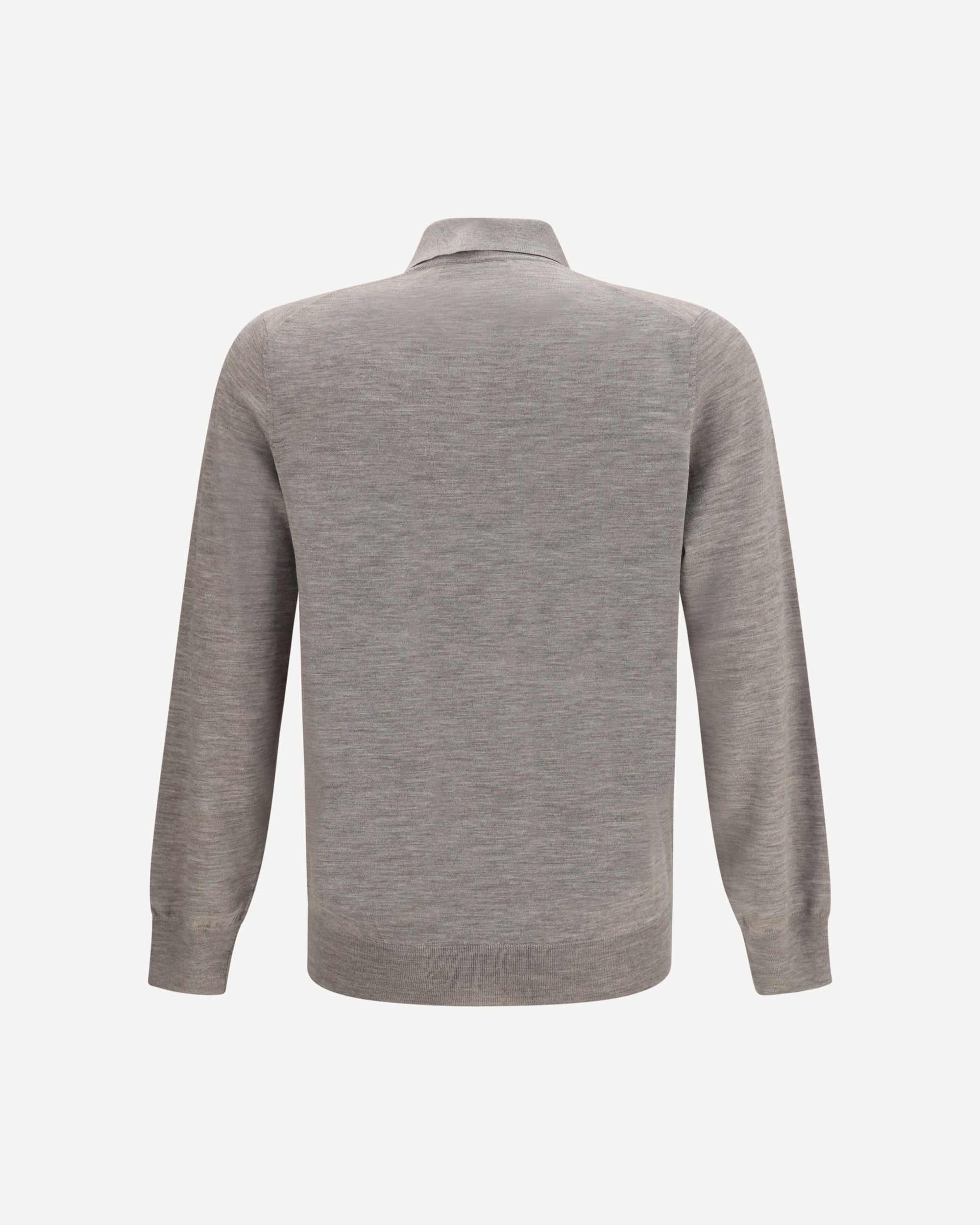Brunello Cucinelli Virgin Wool Polo Sweater