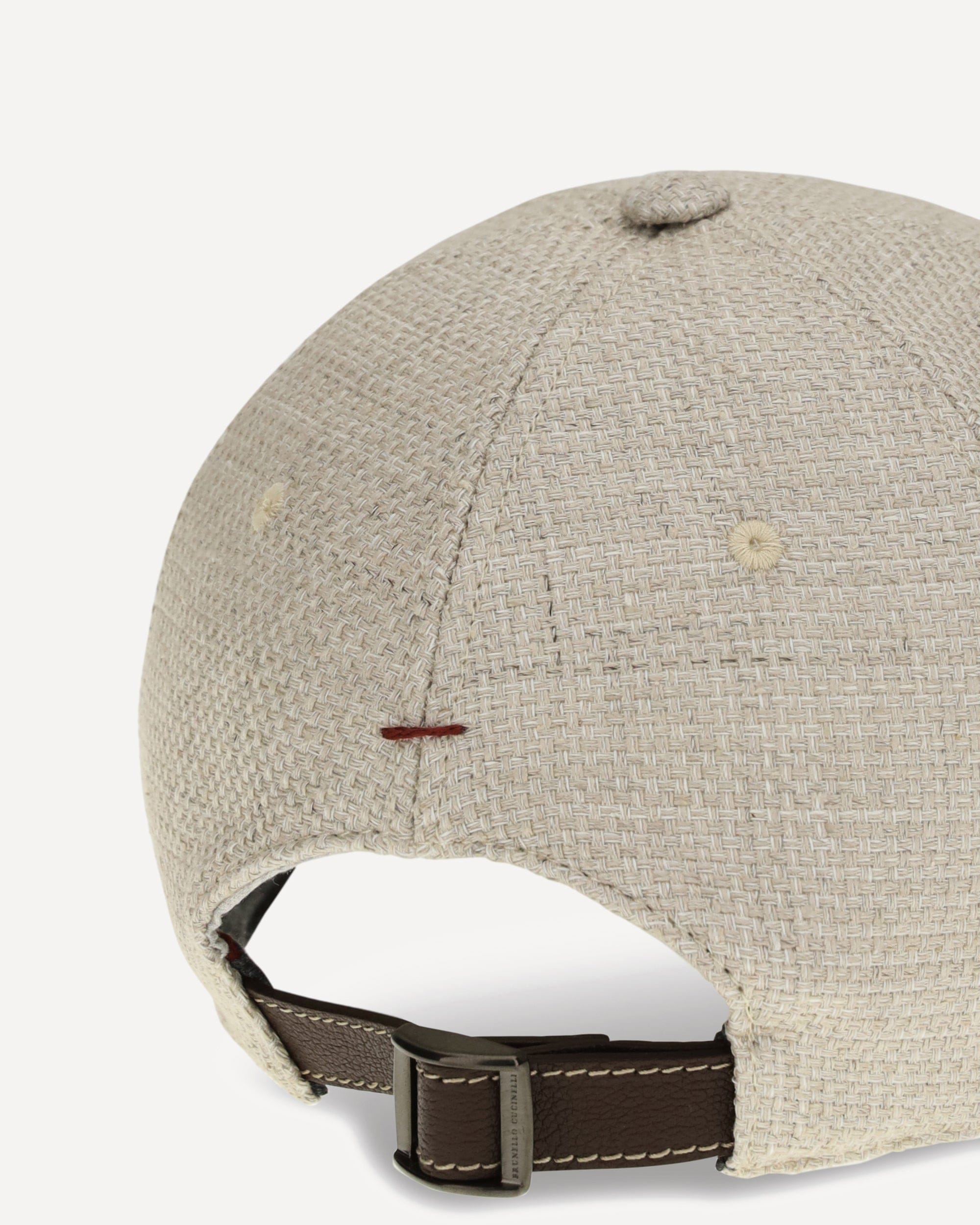 Brunello Cucinelli Visor Cap With Embroidered Logo
