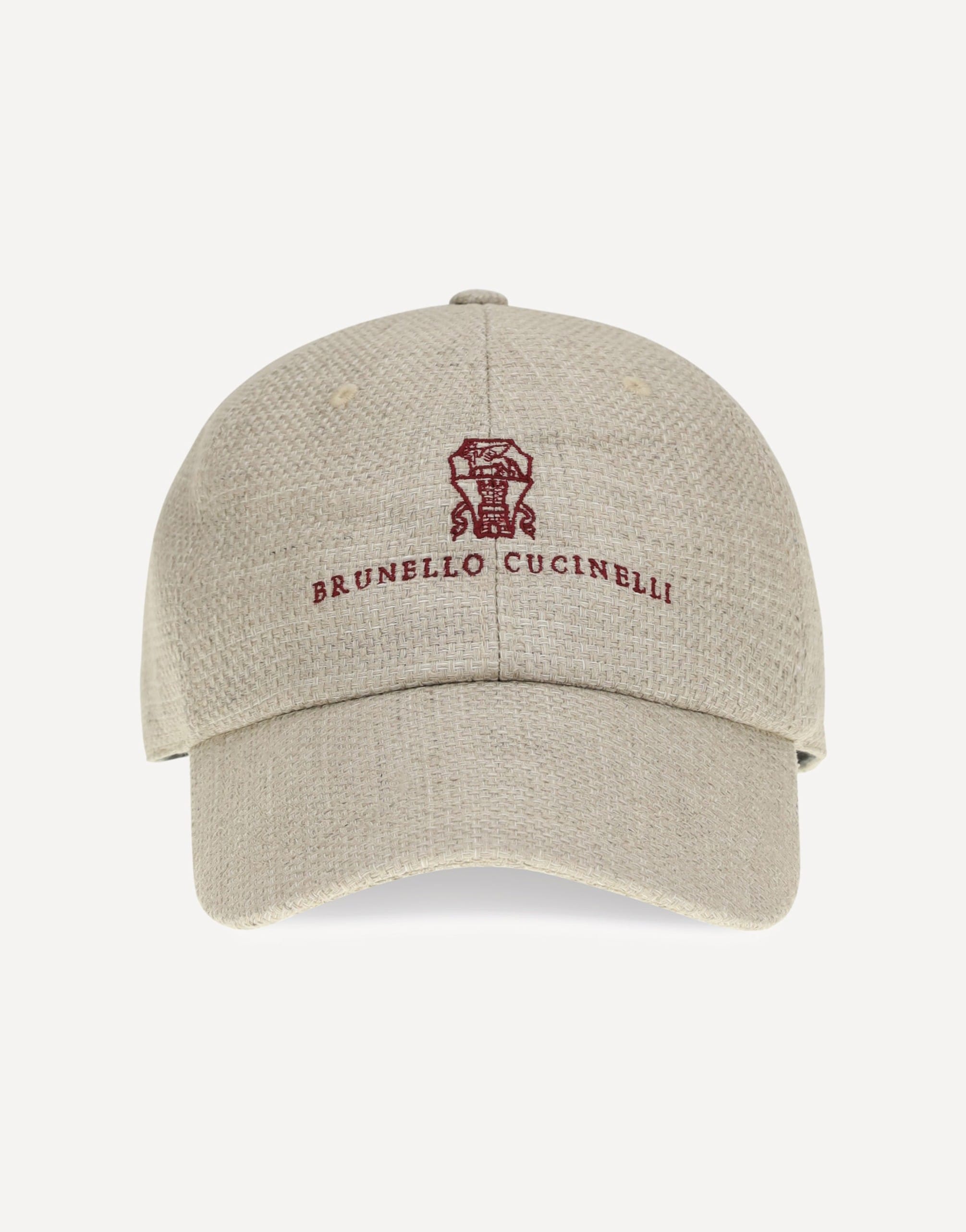 Brunello Cucinelli Visor Cap With Embroidered Logo