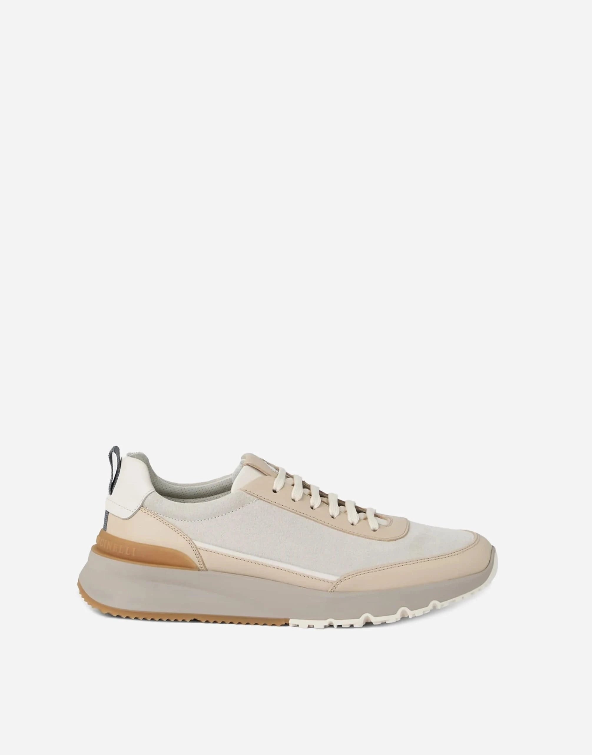 Brunello Cucinelli Washed Suede Semi-Polished Sneakers