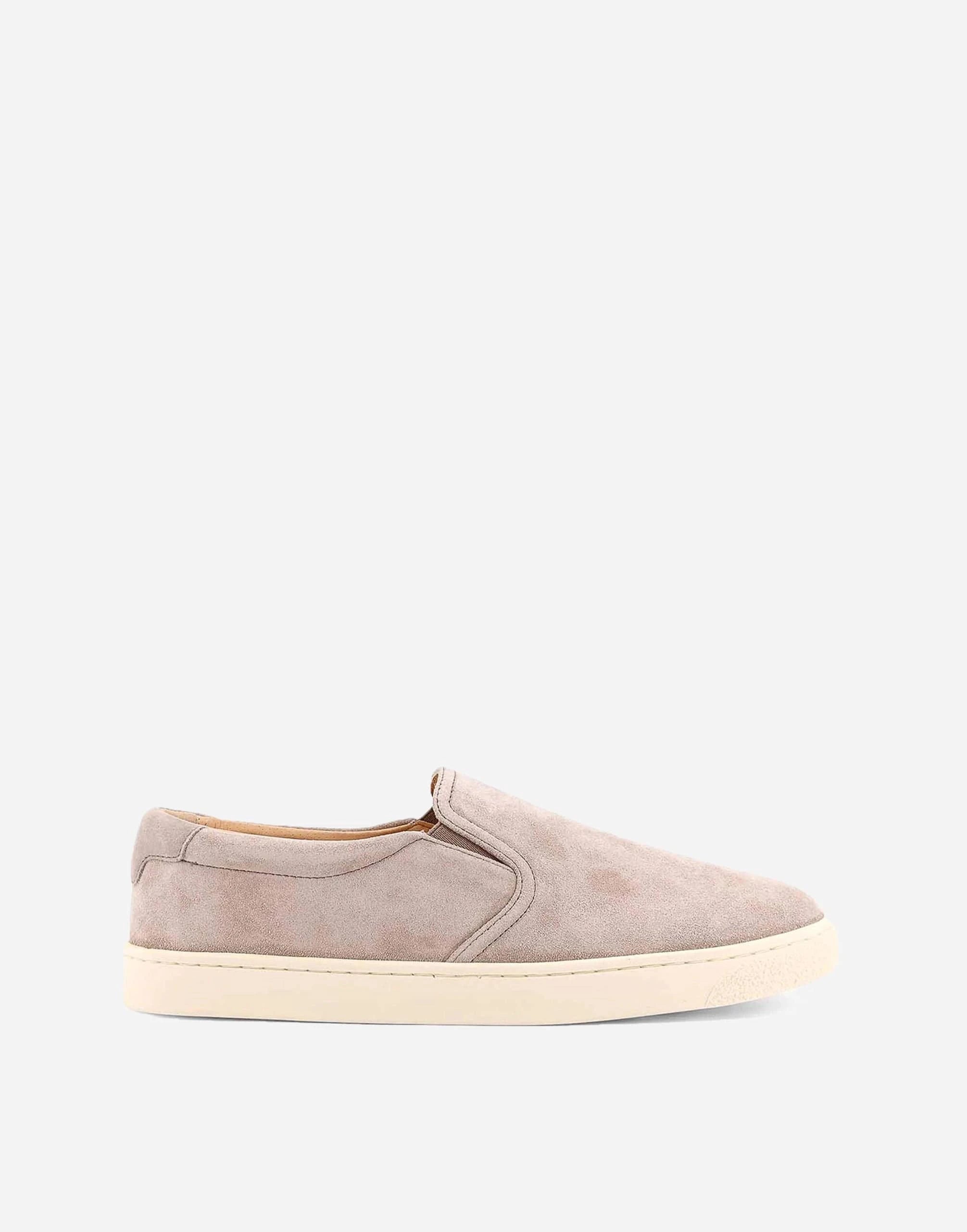 Brunello Cucinelli Washed Suede Slip-Ons