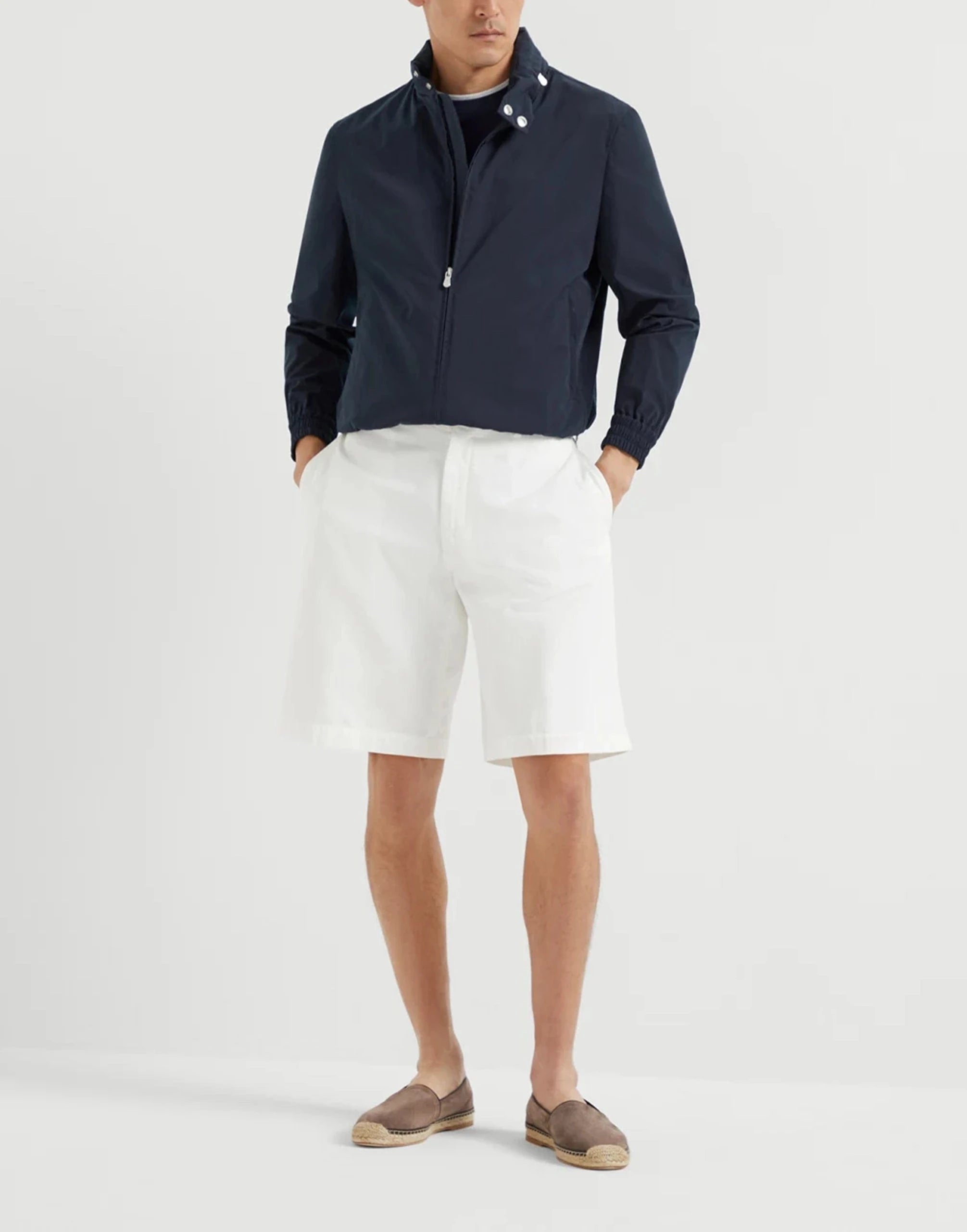 Brunello Cucinelli Water-Resistant Bomber Jacket