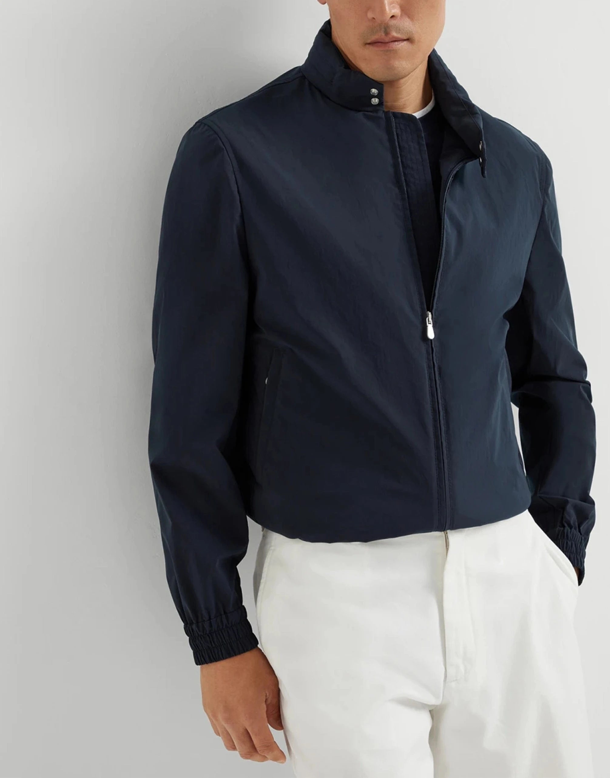 Brunello Cucinelli Water-Resistant Bomber Jacket