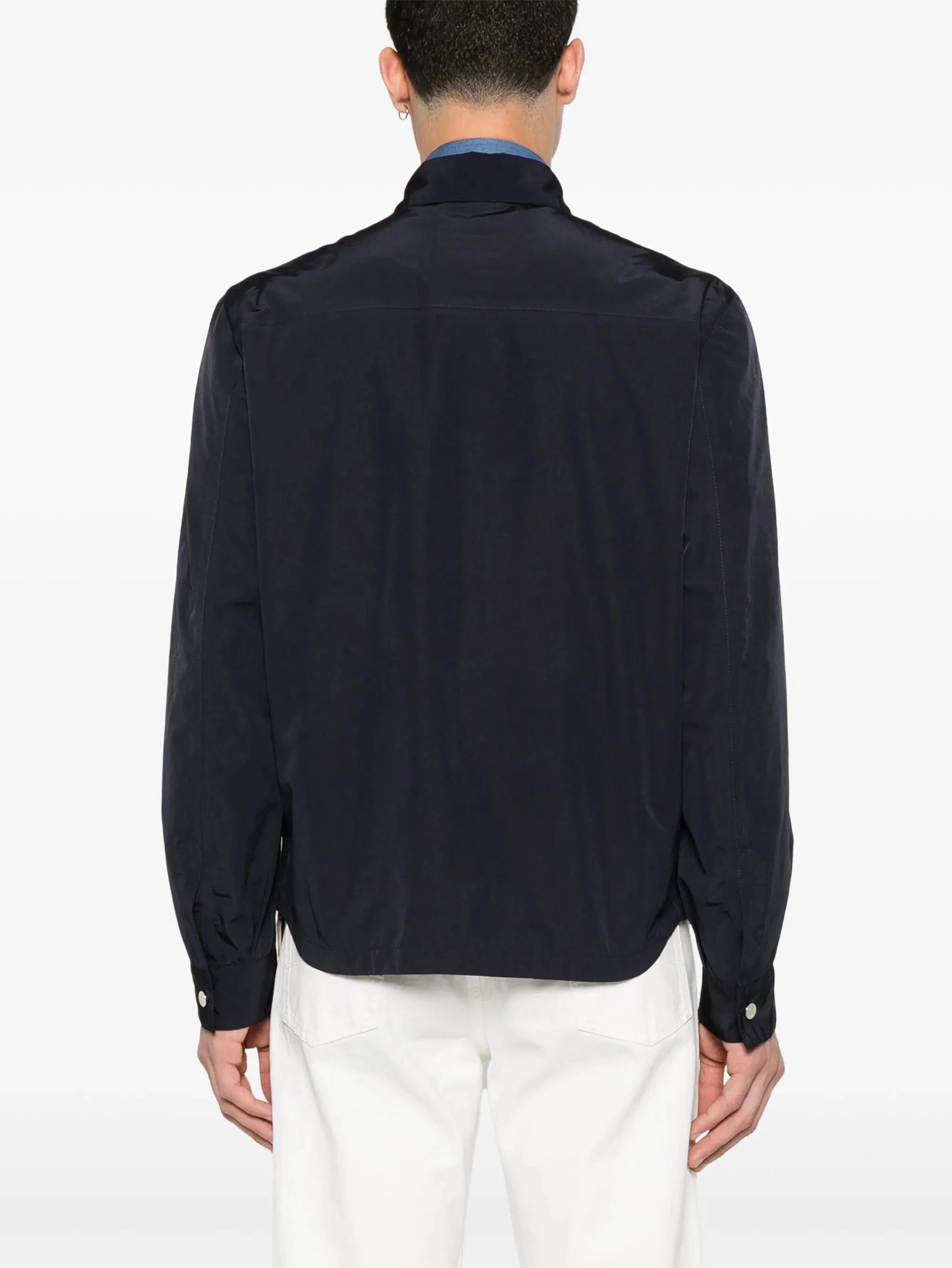 Brunello Cucinelli Water-Resistant Shirt-Style Jacket