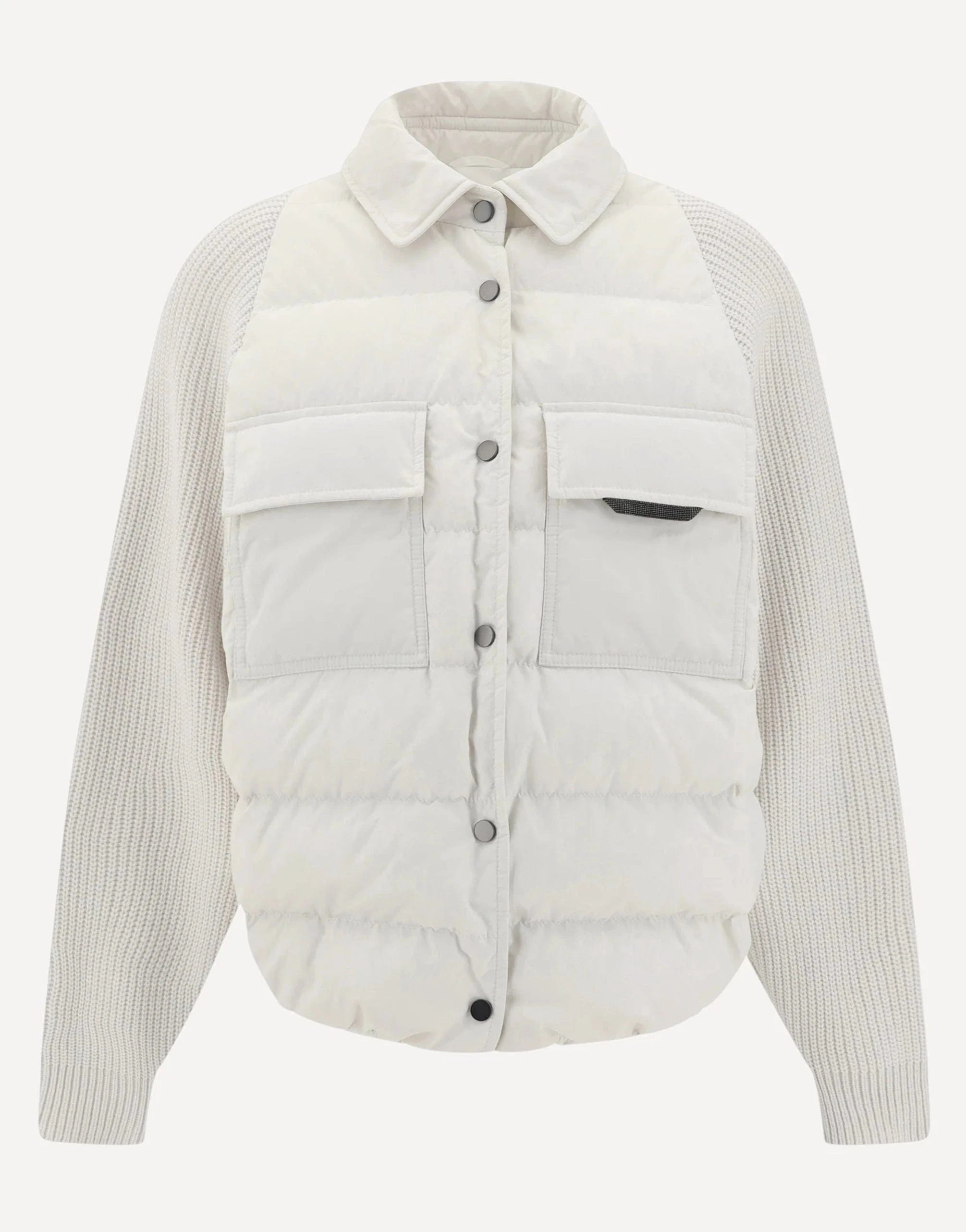 Brunello Cucinelli Water-Resistant Techno Cotton Down Jacket