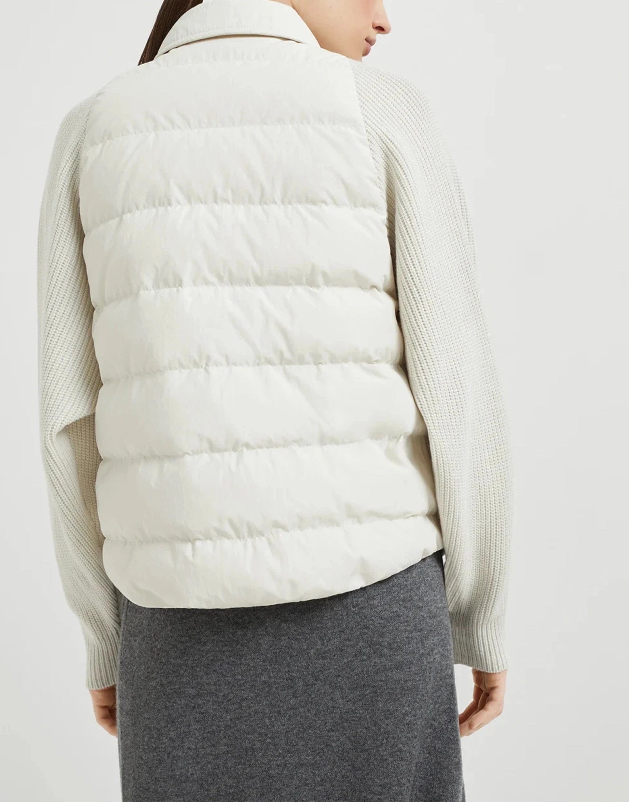 Brunello Cucinelli Water-Resistant Techno Cotton Down Jacket