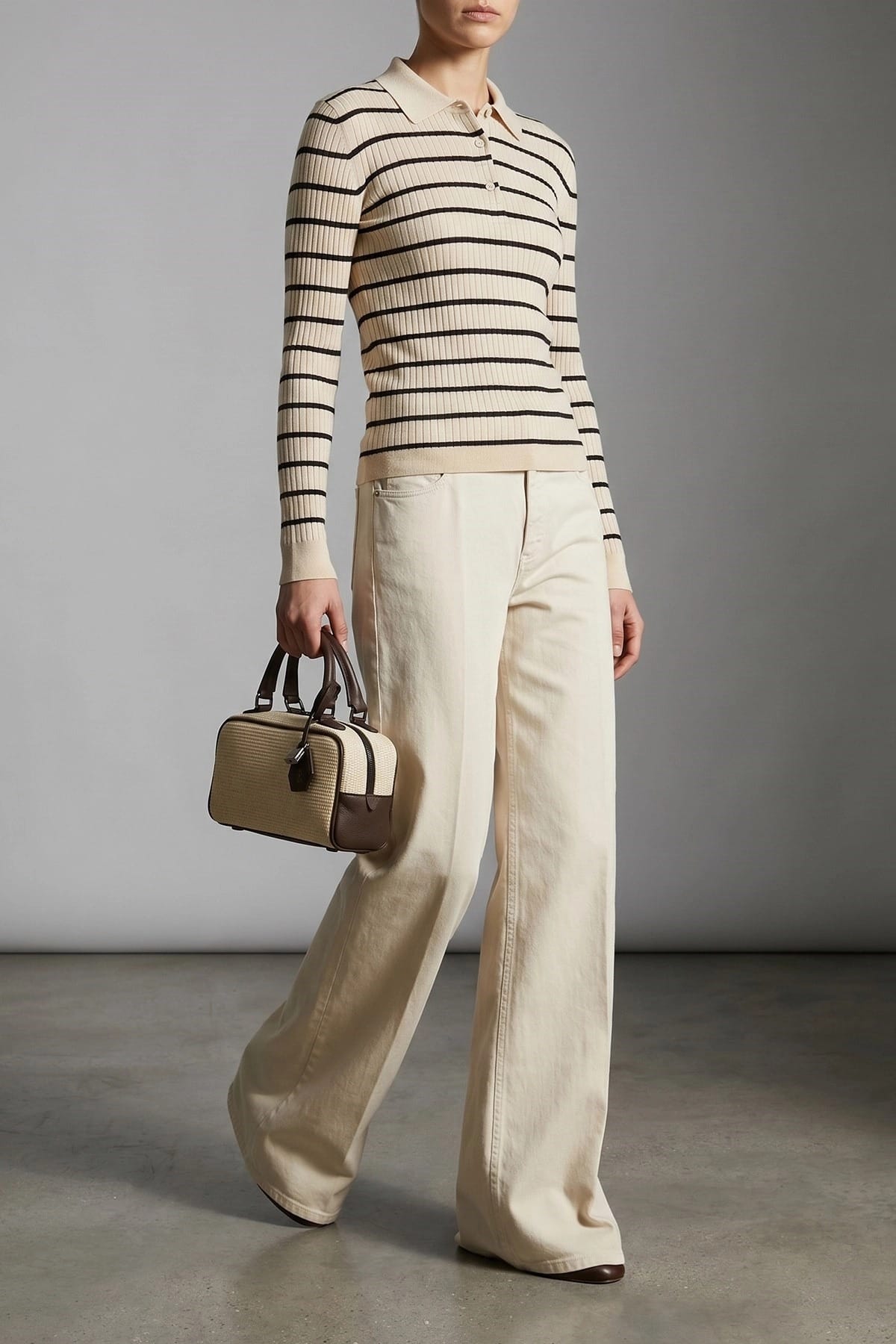 Brunello Cucinelli White Contemporary Loose Jeans - alternate view