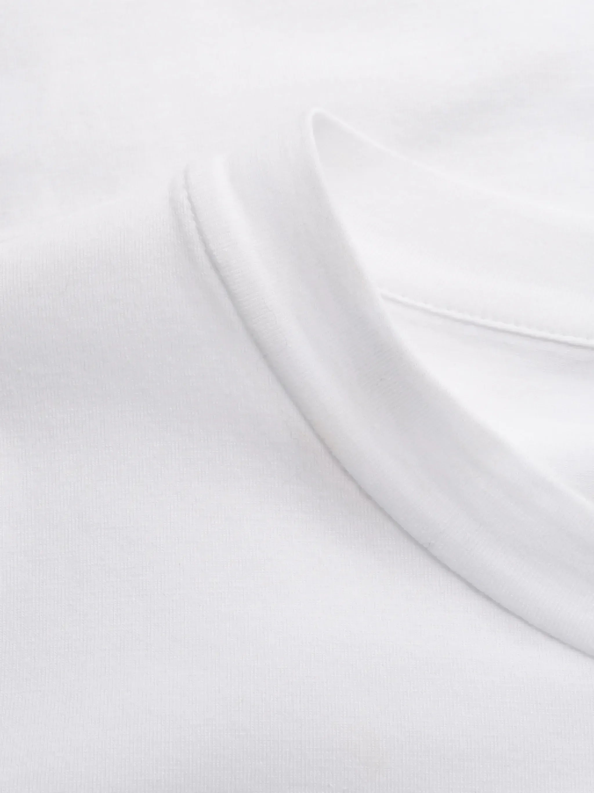 Brunello Cucinelli White Cotton Shiny Trim T-Shirt