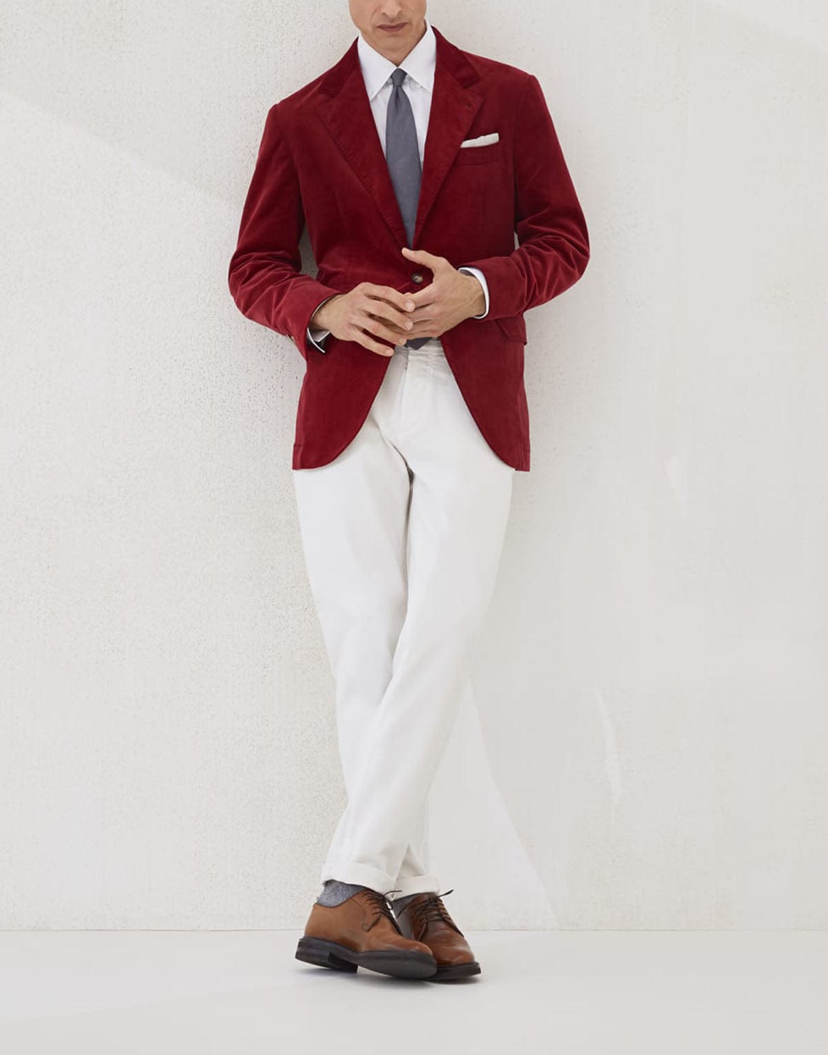 Brunello Cucinelli White Garment-Dyed Jeans