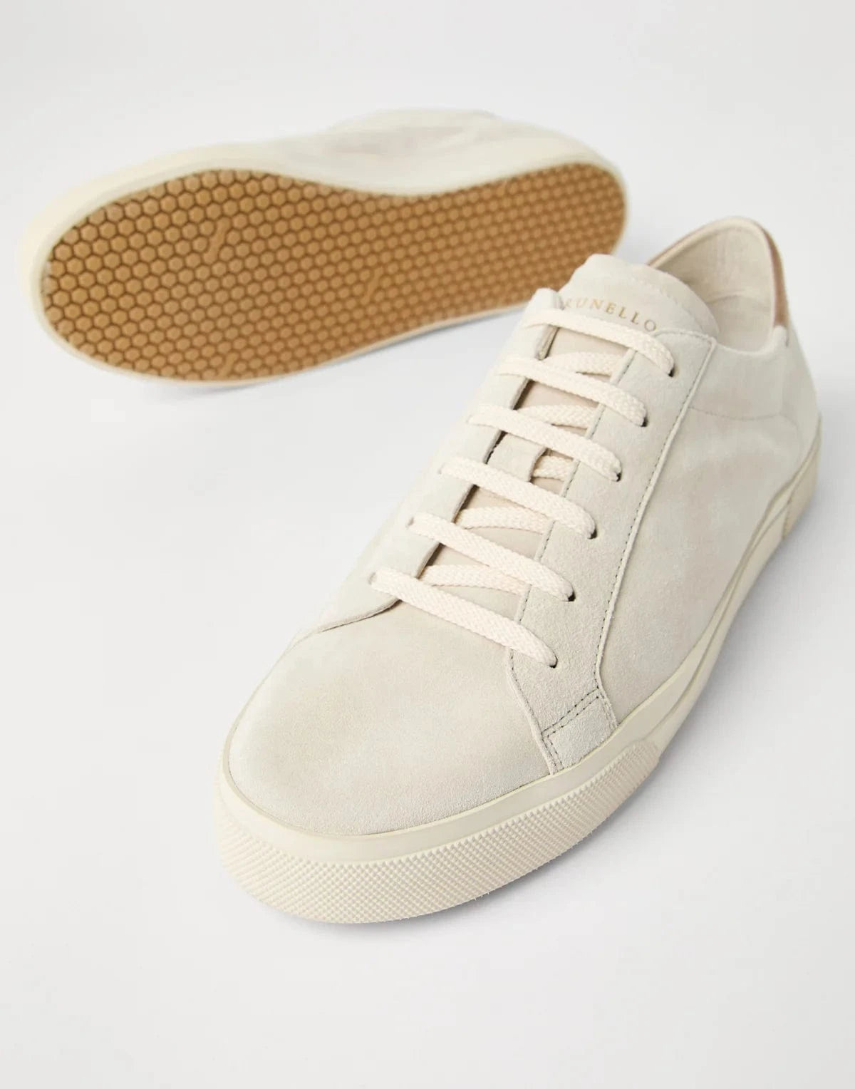 Brunello Cucinelli White Suede sneakers