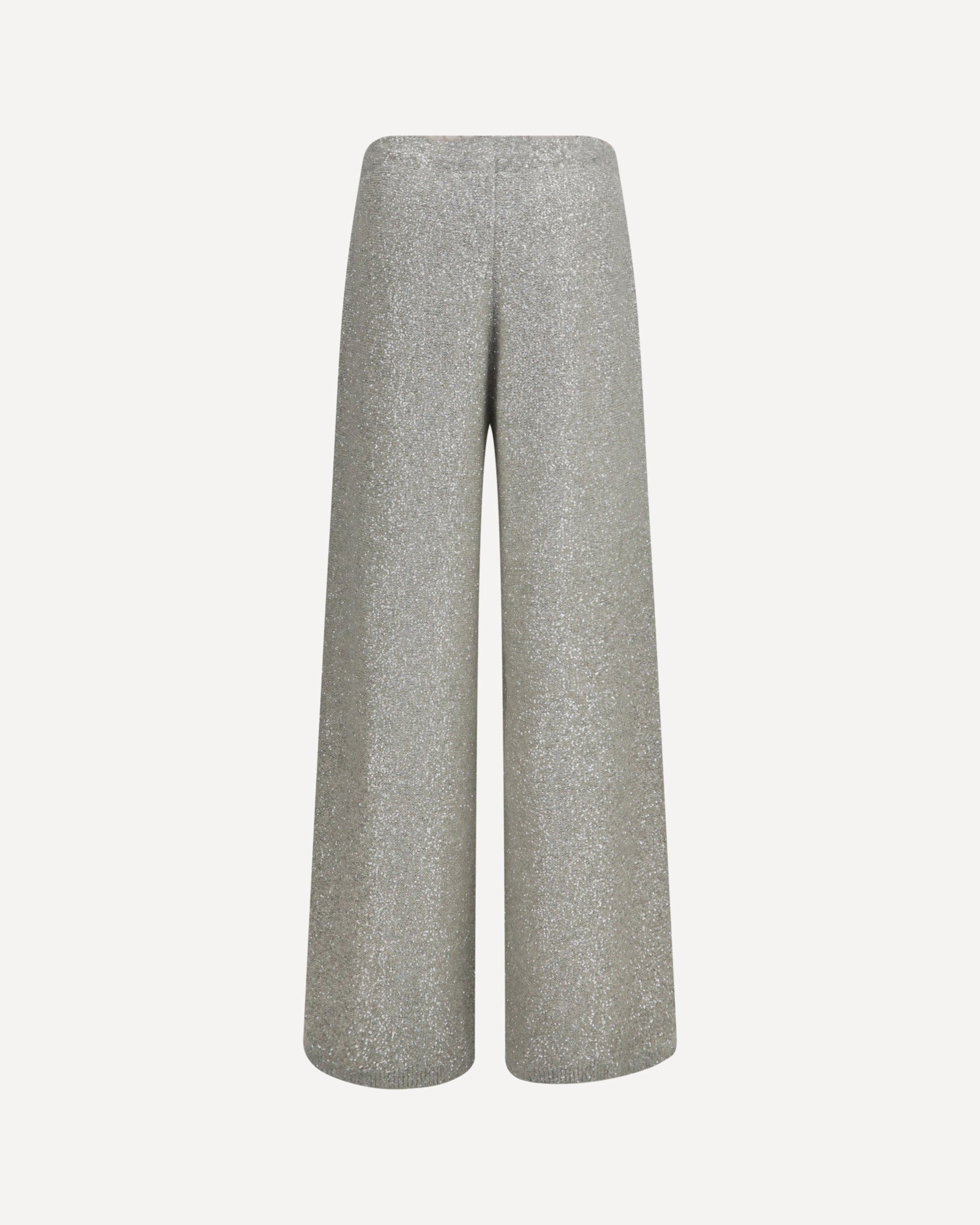 Brunello Cucinelli Pantaloni ampi con paillettes all-over - alternate view