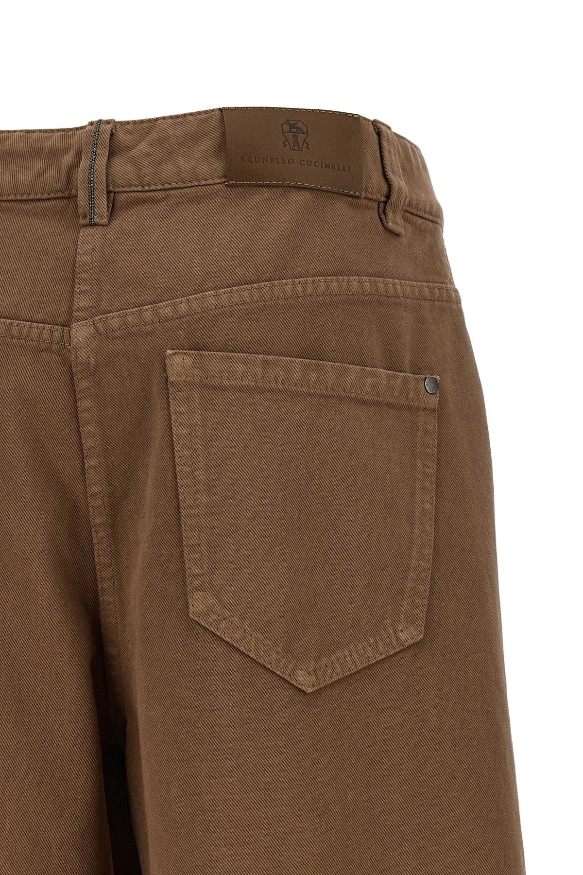 Brunello Cucinelli Wide-Leg Garment-Dyed Trousers
