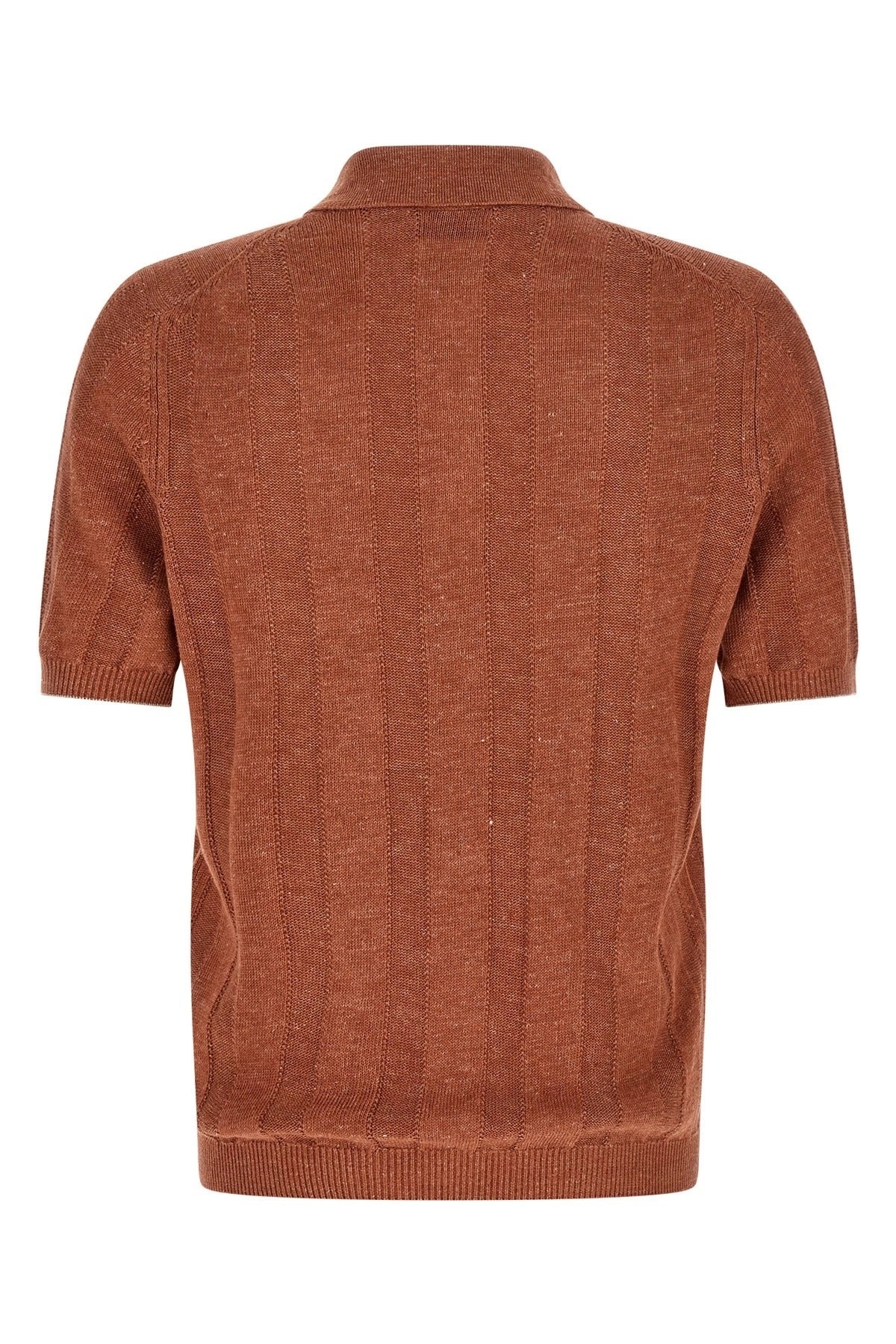 Brunello Cucinelli Polo in maglia a coste larghe - alternate view