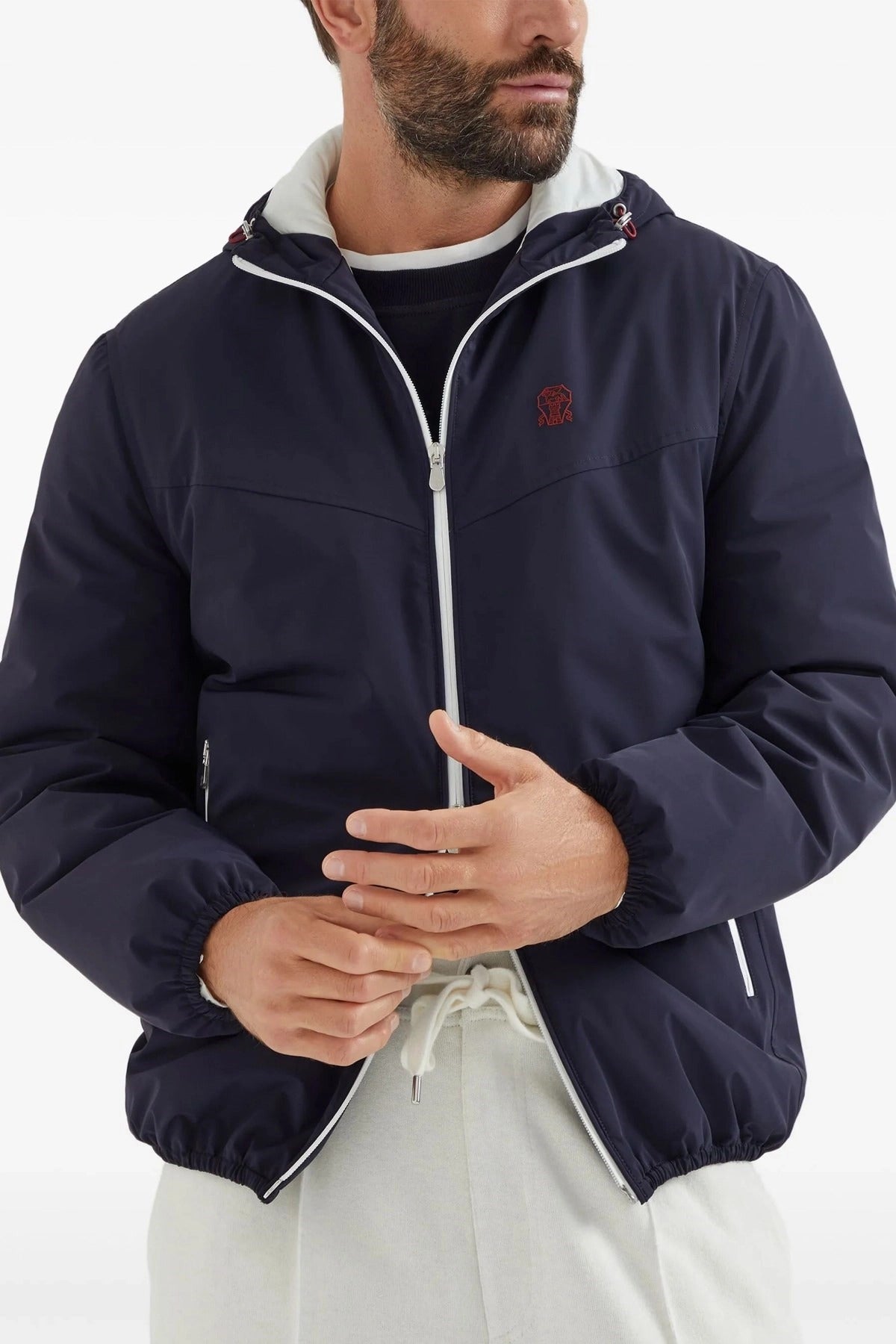 Brunello Cucinelli Windproof Hooded Down Jacket - alternate view