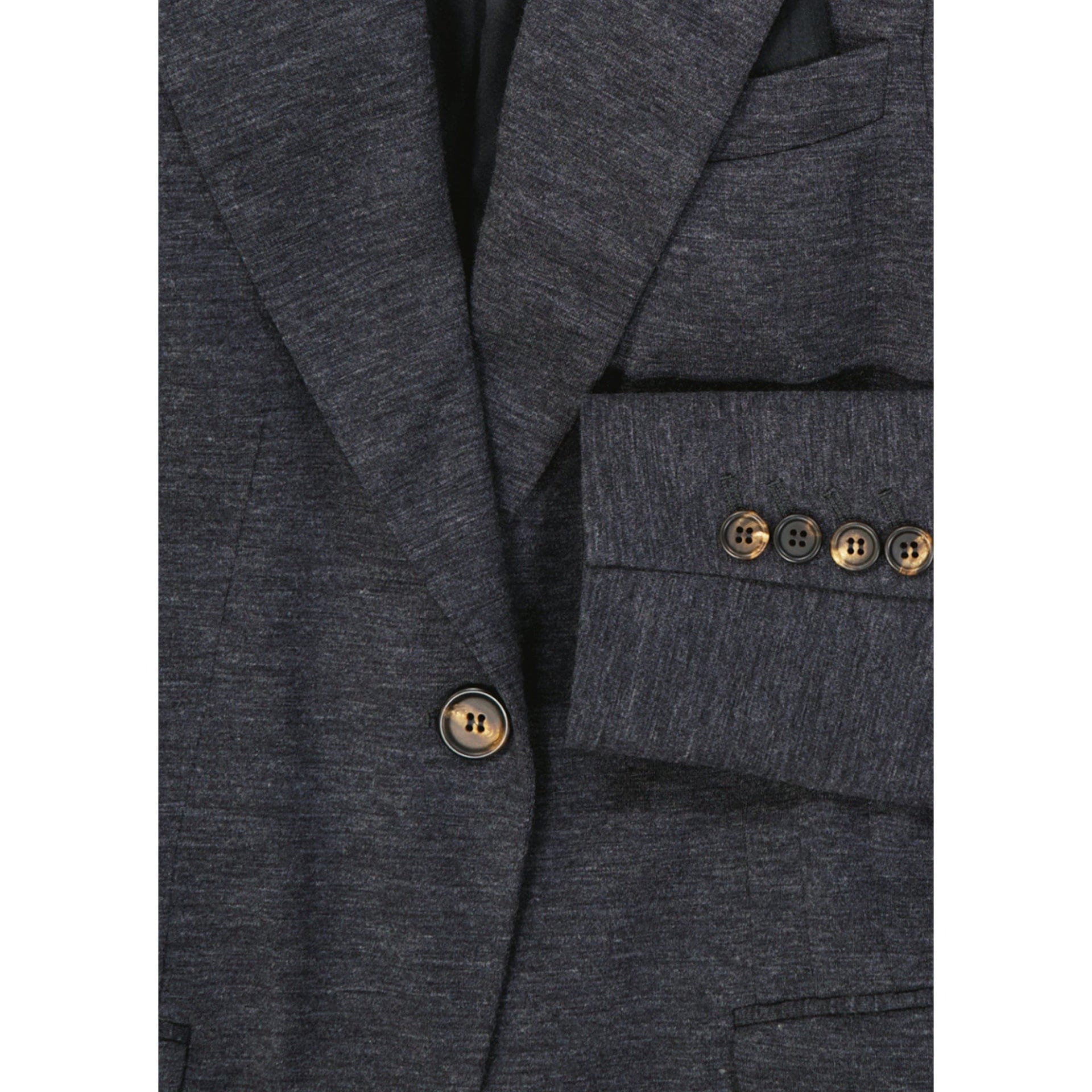 Brunello Cucinelli Wool Blazer With Back Vent