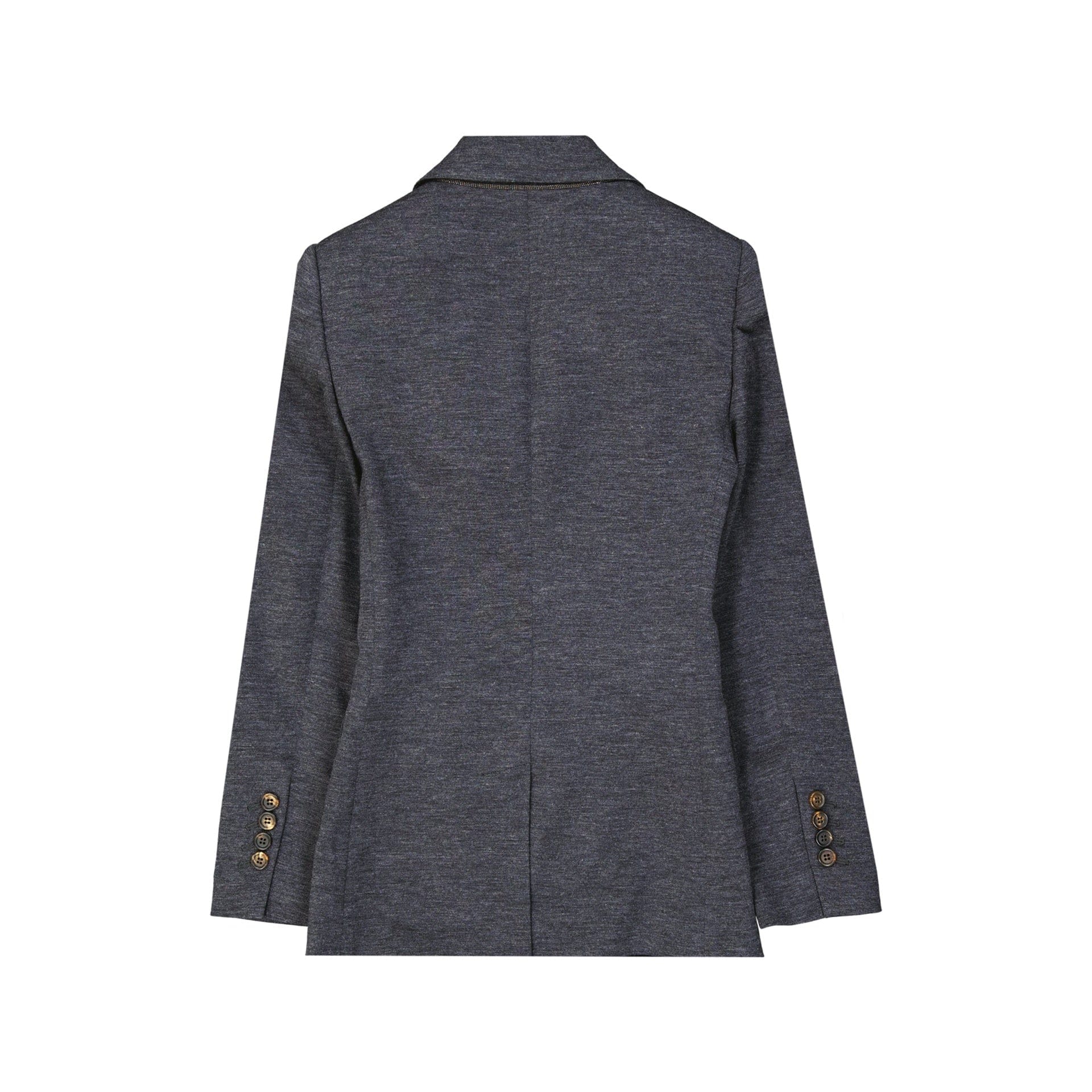 Brunello Cucinelli Wool Blazer With Back Vent - alternate view