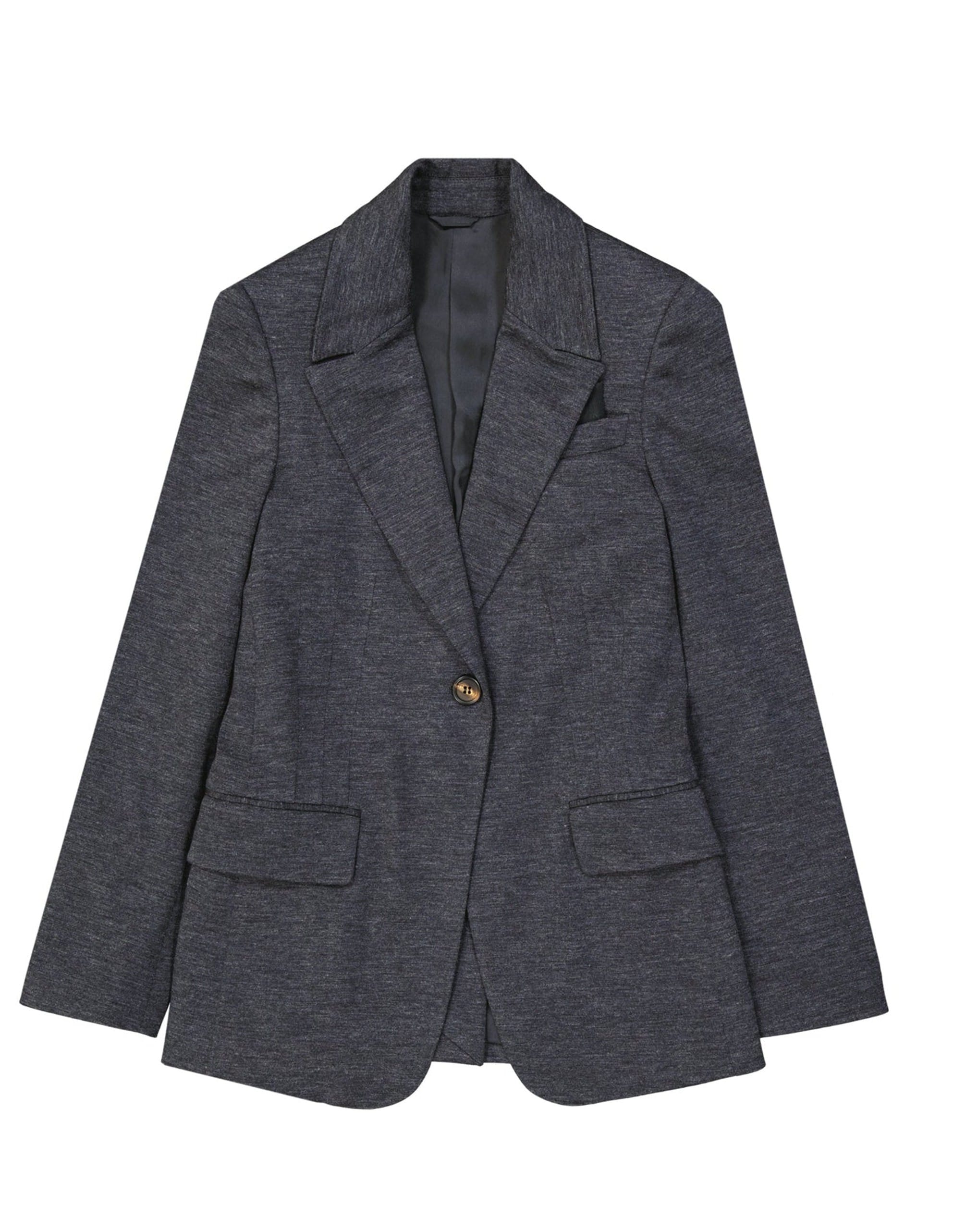 Brunello Cucinelli Wool Blazer With Back Vent