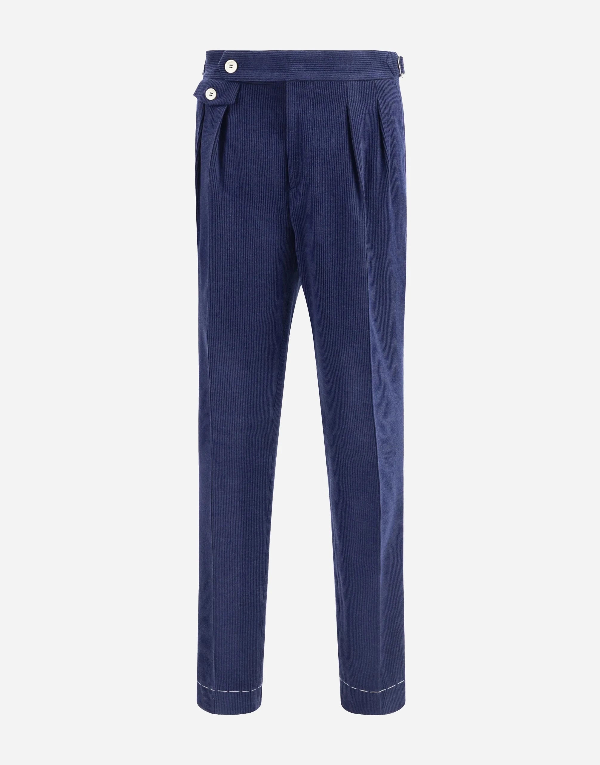 Brunello Cucinelli Wool-Blend Corduroy Tailor Fit Trousers