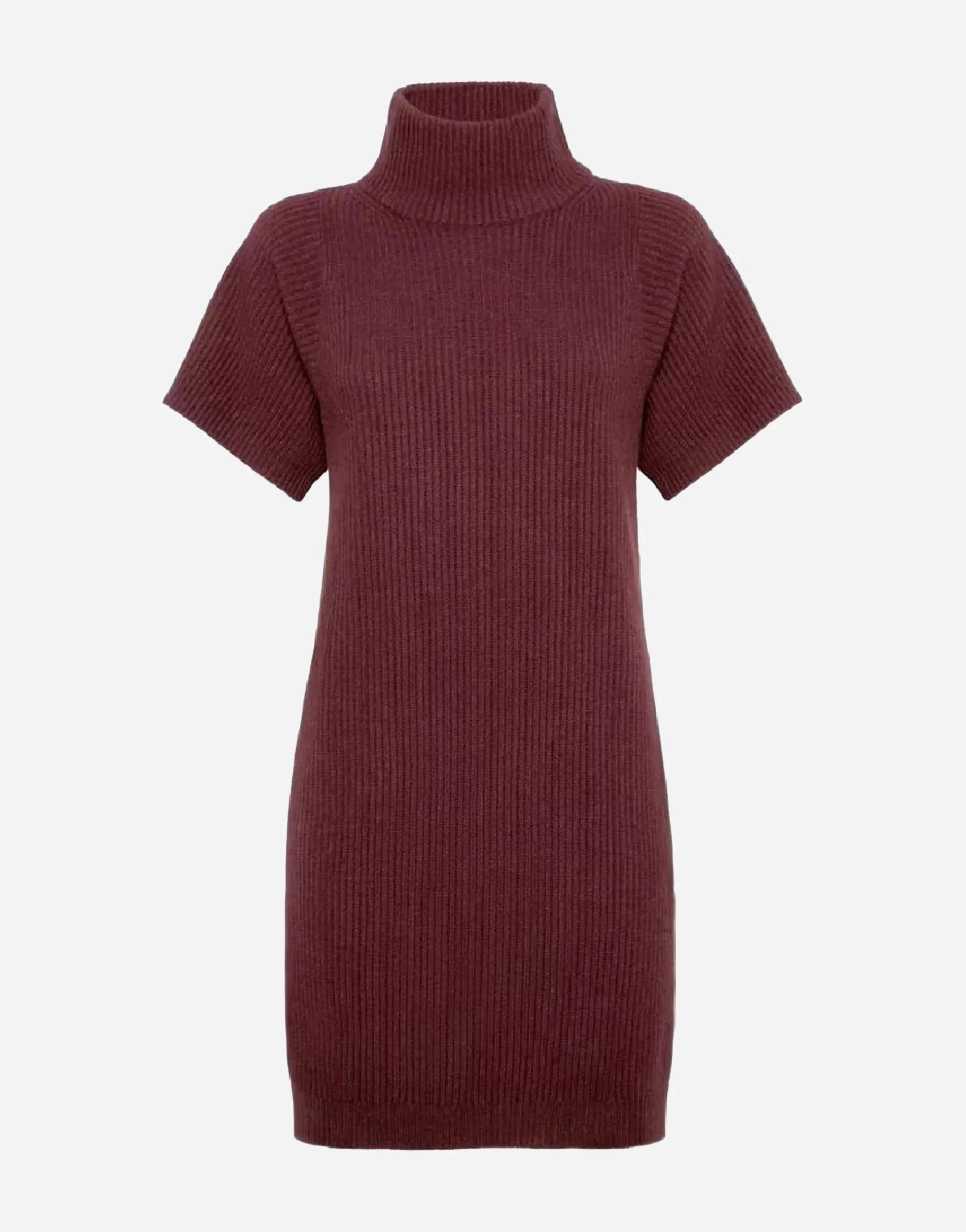 Brunello Cucinelli Wool-Blend English Rib Knit Dress