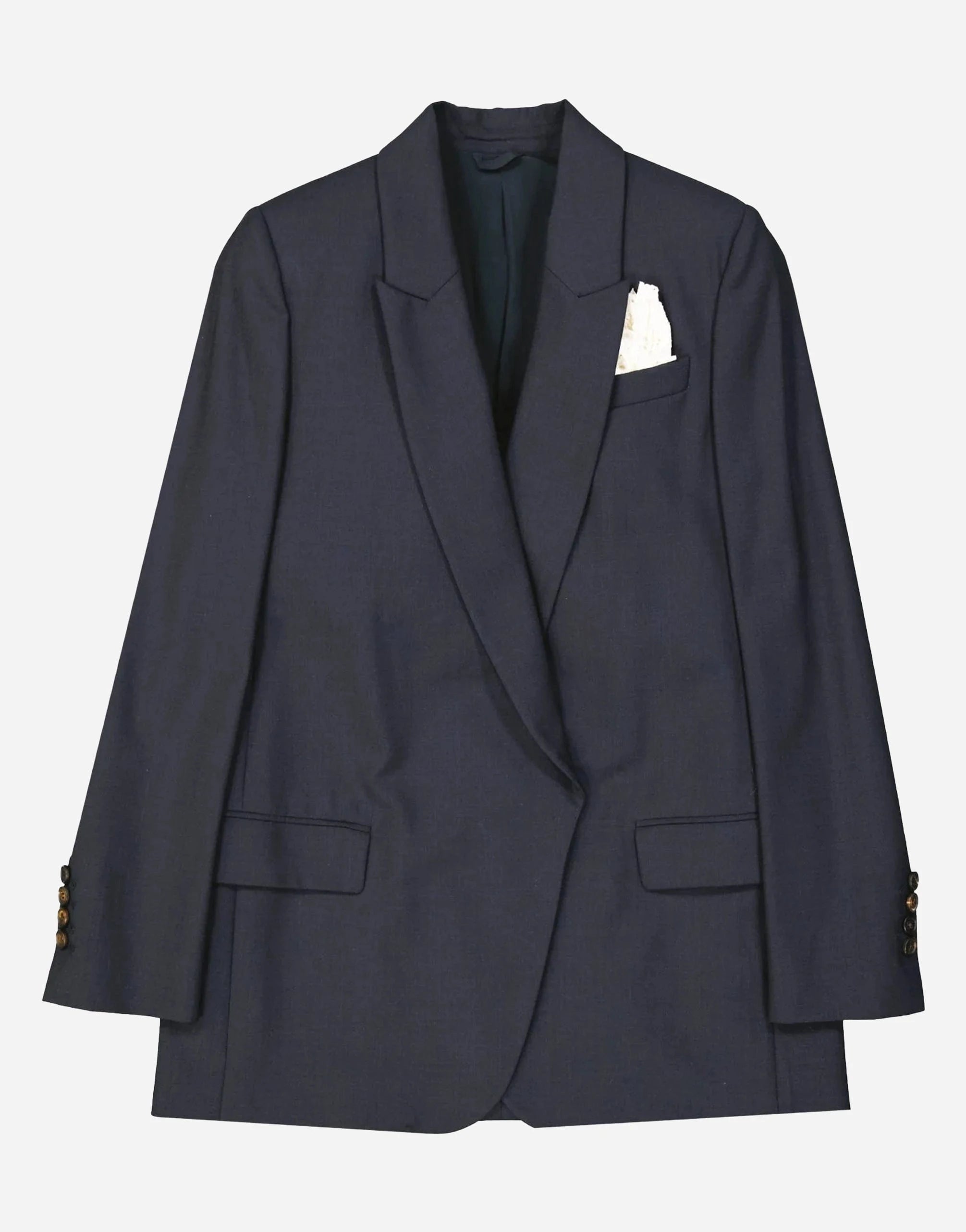 Brunello Cucinelli Wool-Blend Single-Breasted Blazer