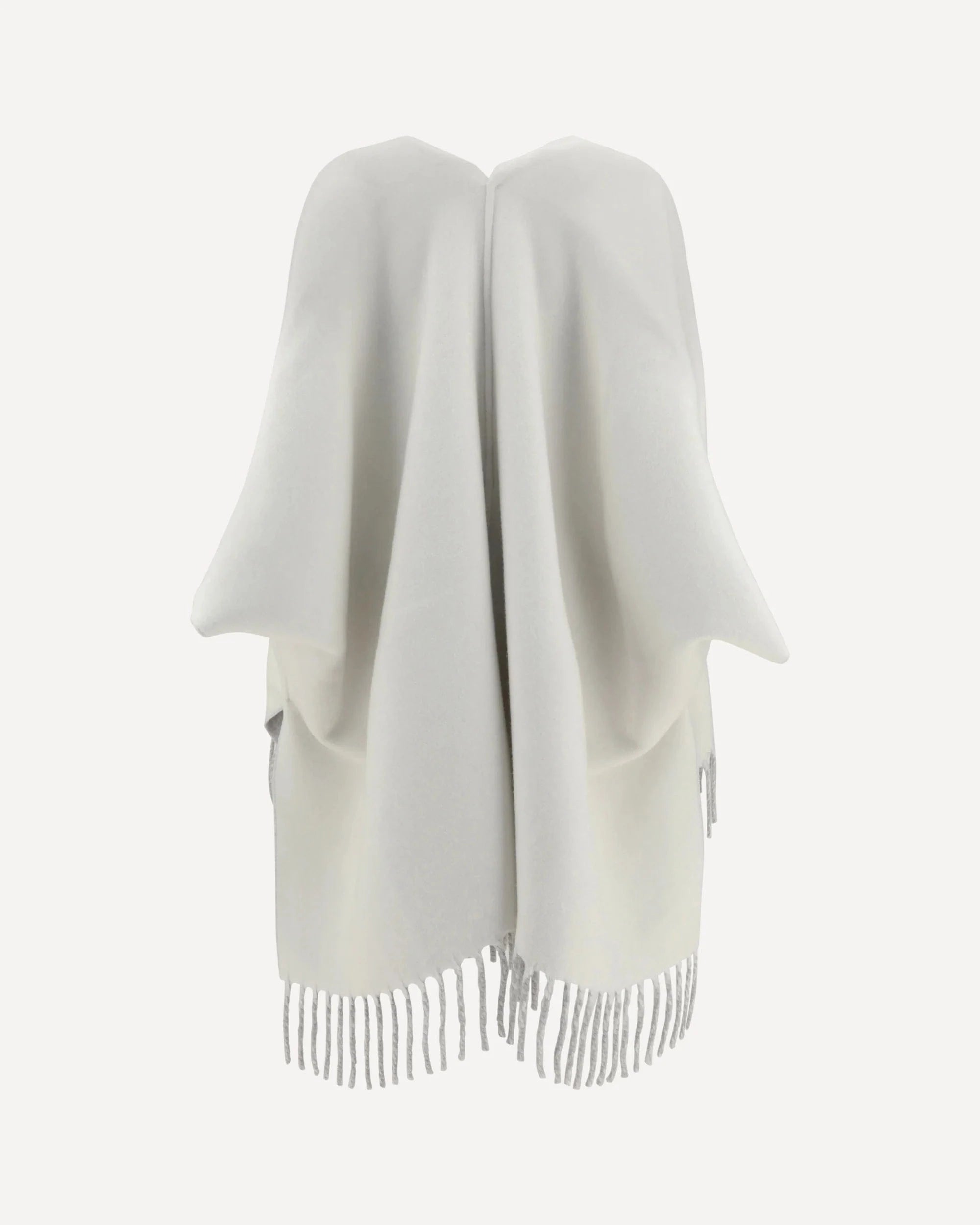 Brunello Cucinelli Wool-Cashmere Blend Reversible Poncho