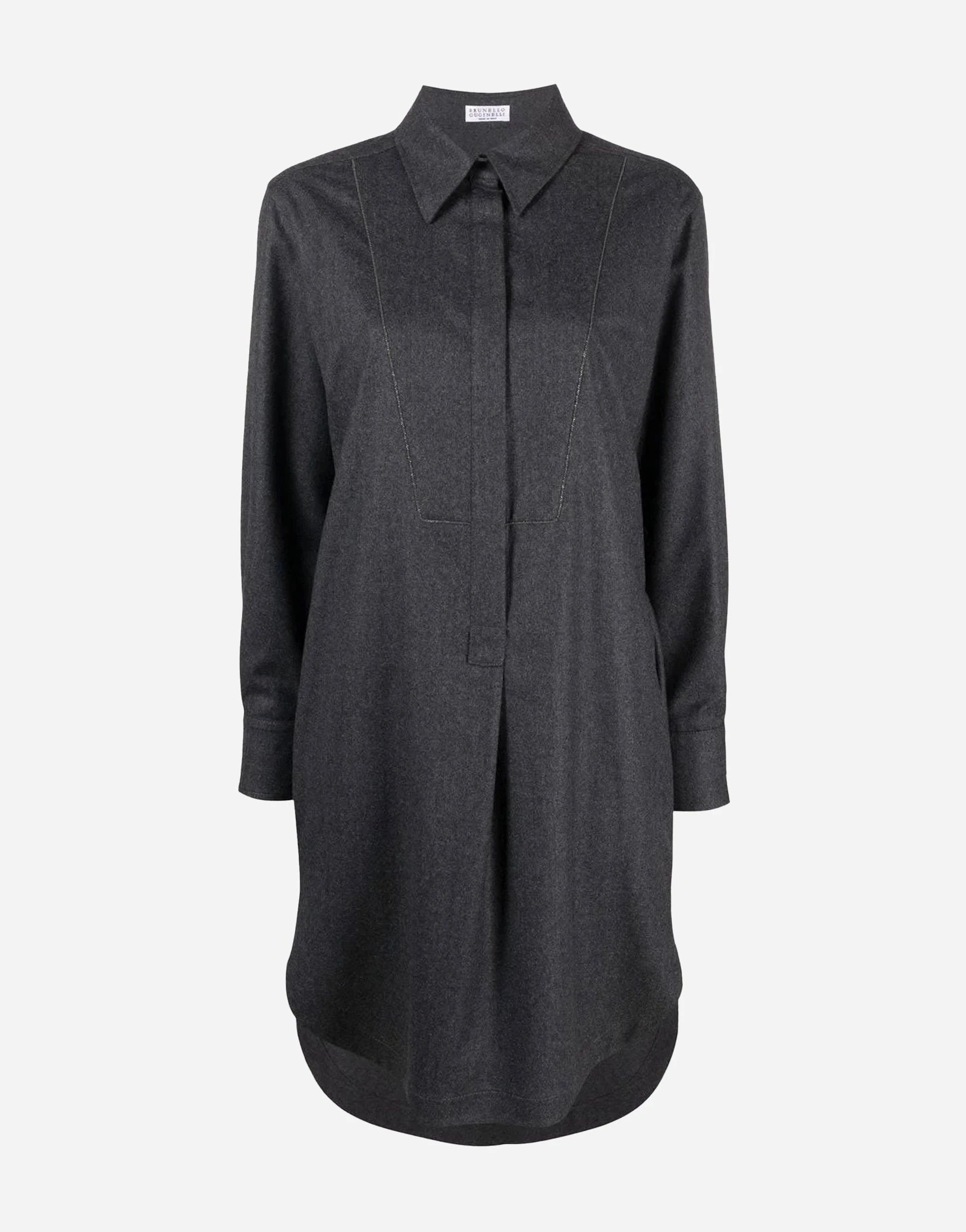 Brunello Cucinelli Wool Shirt Dress