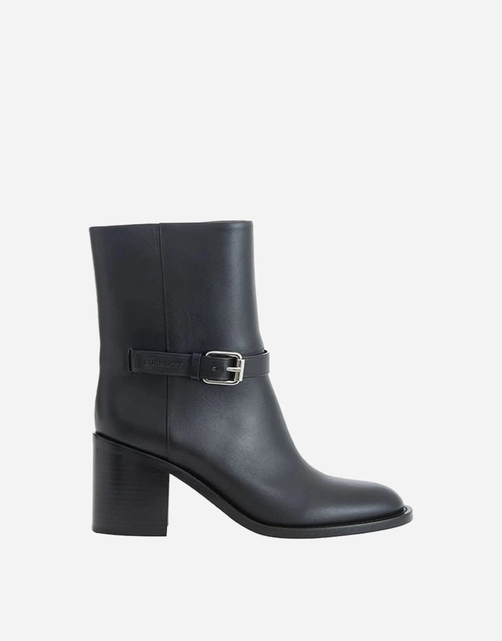 Burberry 80mm Leather Ankle Boots