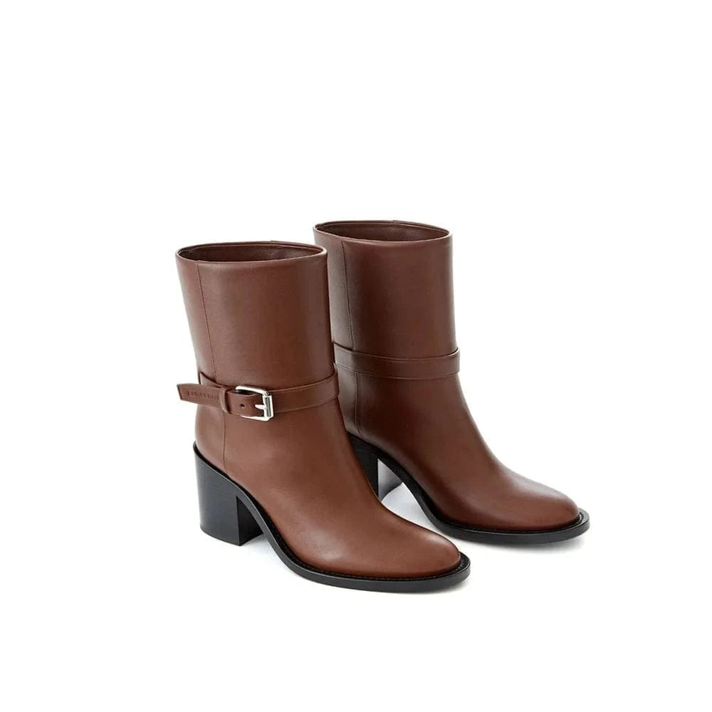 Burberry Ankle Strap Printed Logo Boots - alternate view