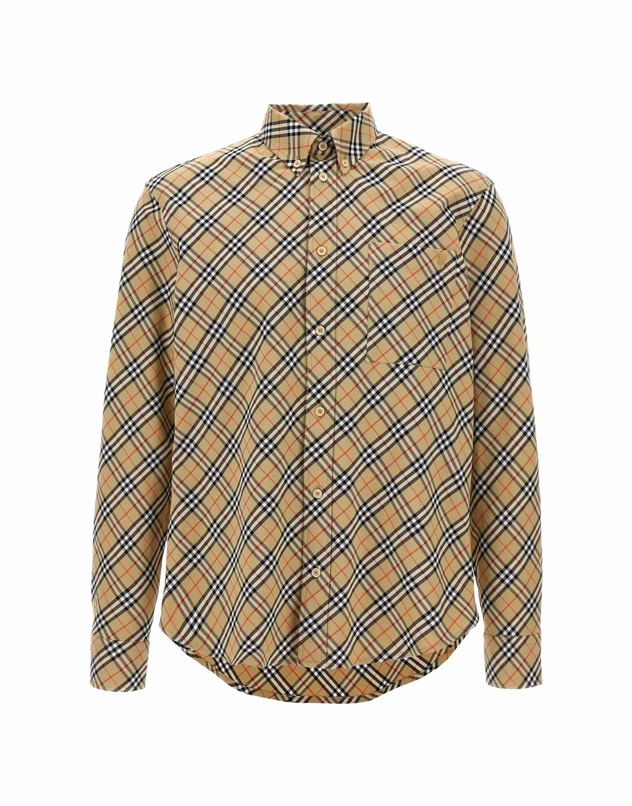 Burberry Burberry Beige Check Shirt