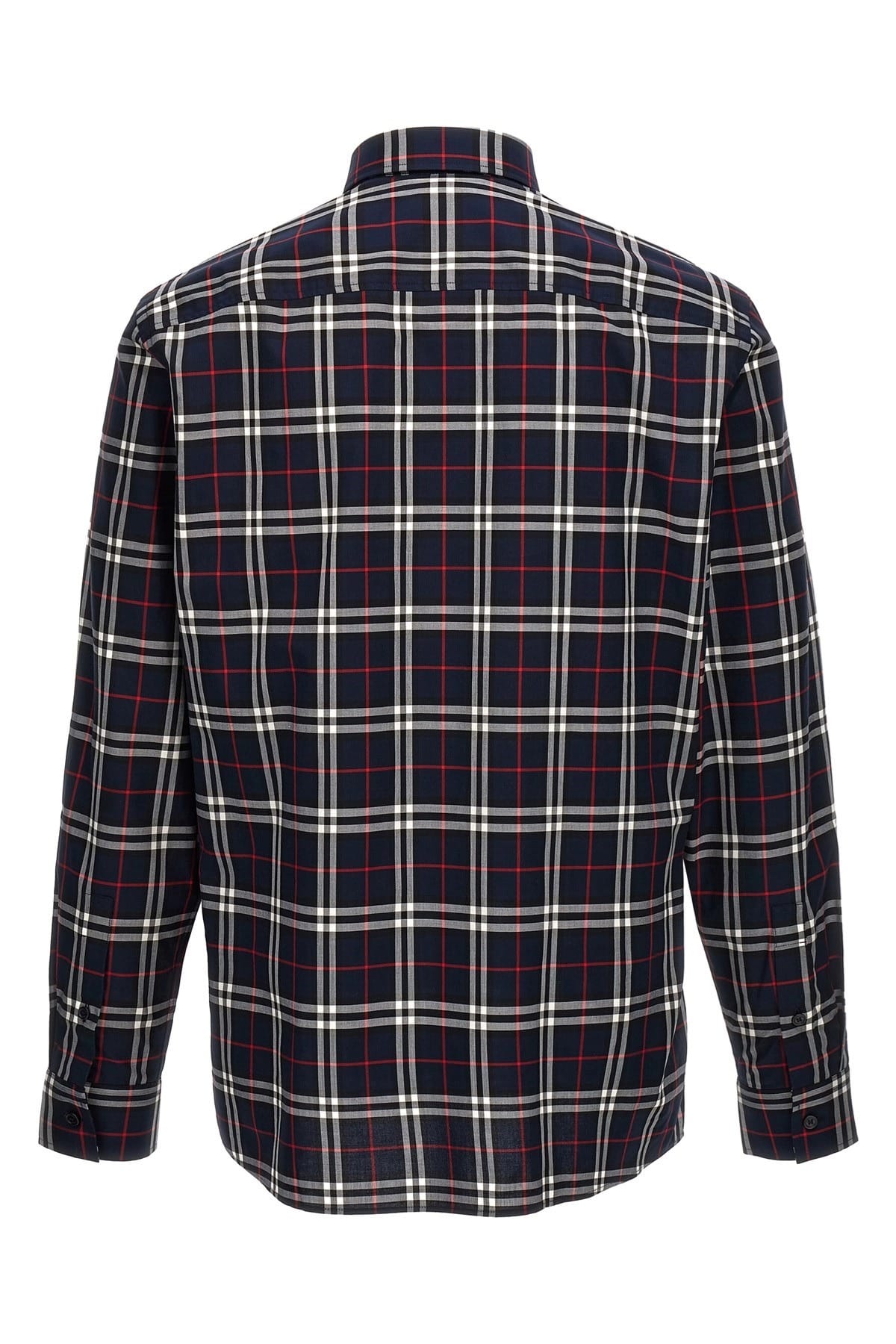 Burberry Burberry Blue Check Cotton Shirt